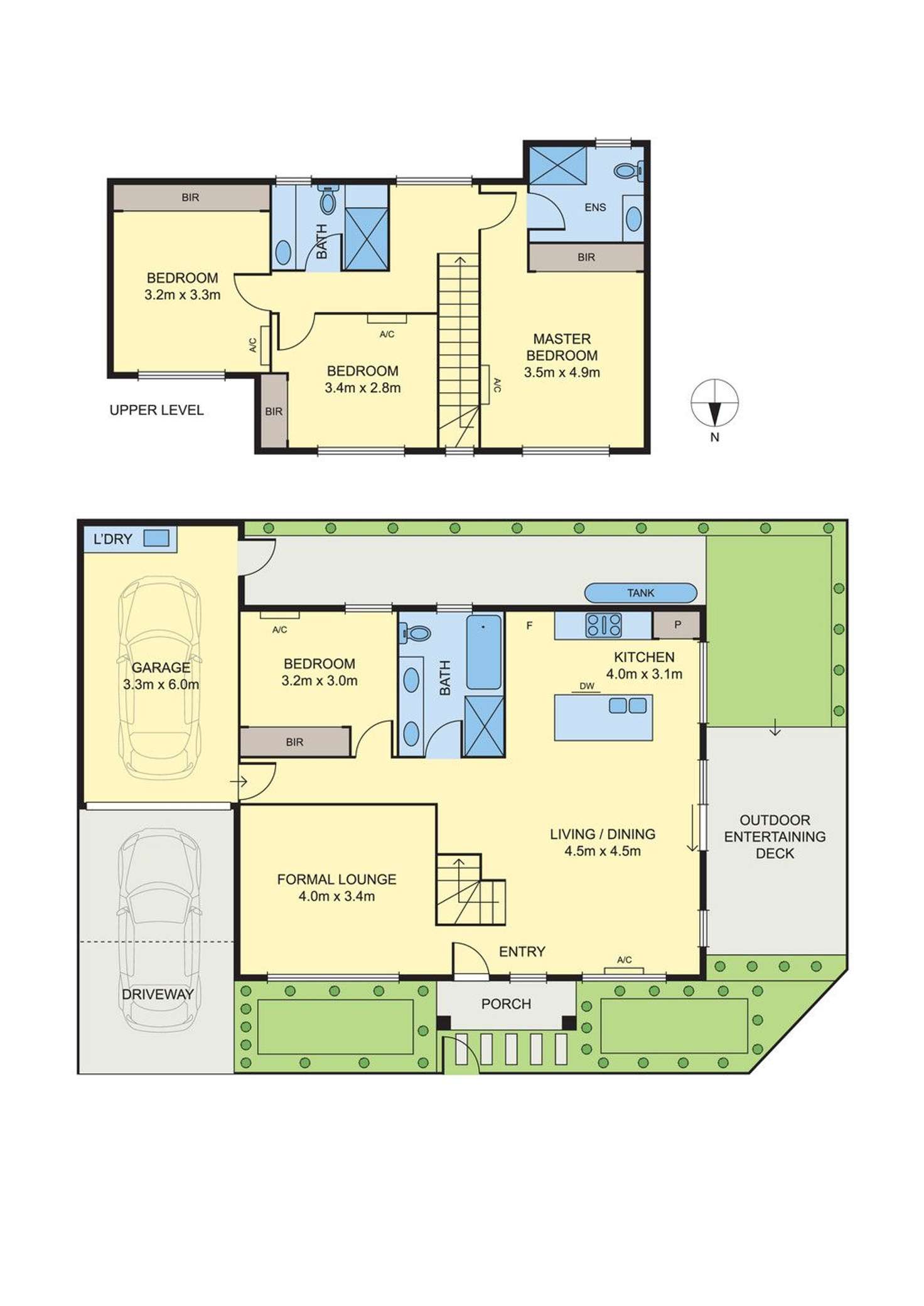 Floorplan of Homely townhouse listing, 48 Rodda Street, Coburg VIC 3058