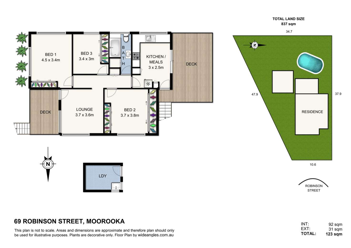 Floorplan of Homely house listing, 69 Robinson Street, Moorooka QLD 4105