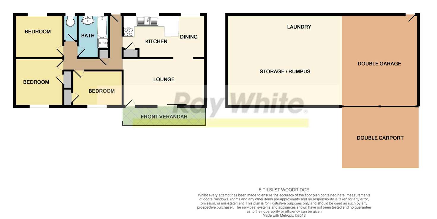 Floorplan of Homely house listing, 5 Pilbi Street, Woodridge QLD 4114