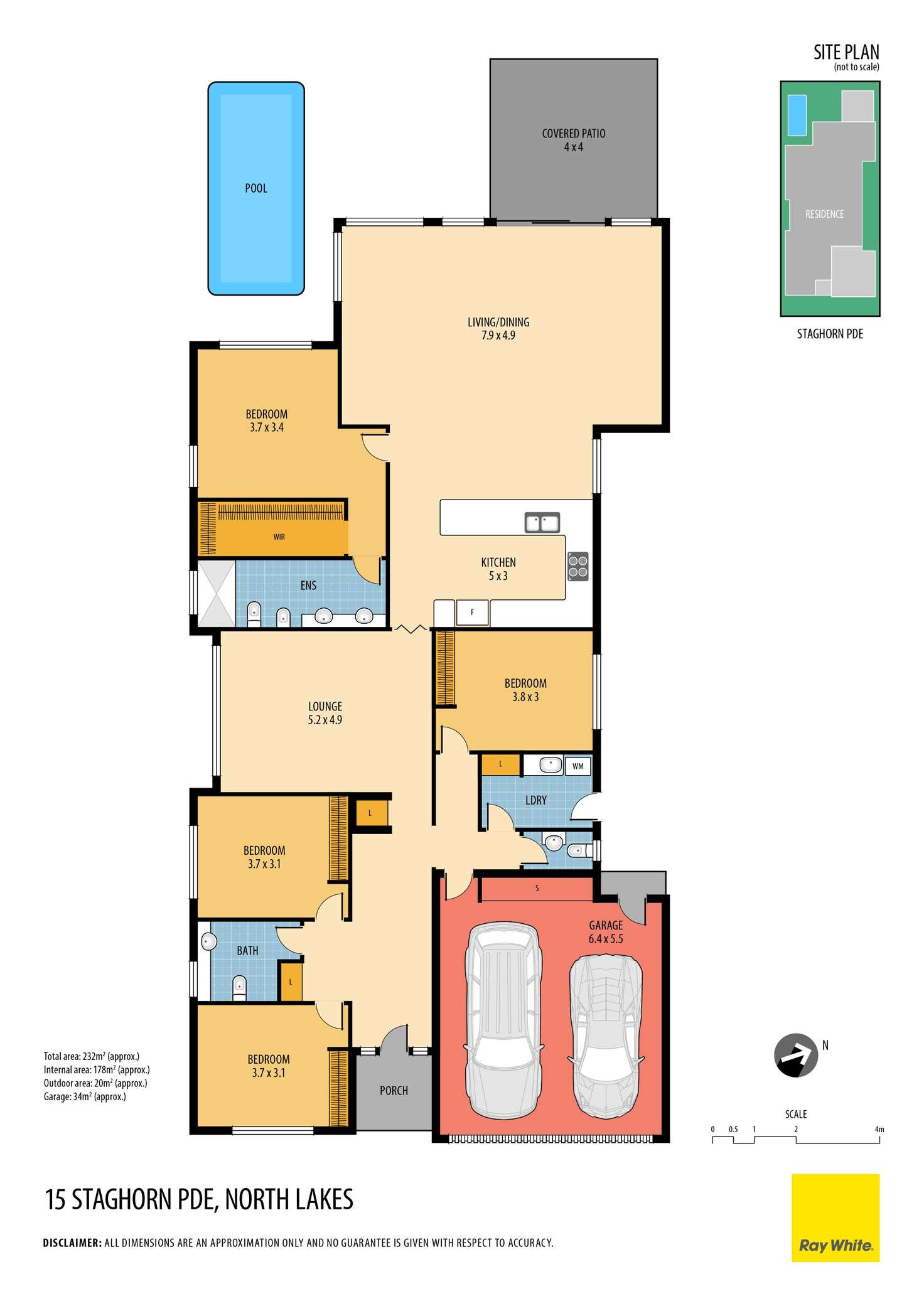 Floorplan of Homely house listing, 15 Staghorn Parade, North Lakes QLD 4509