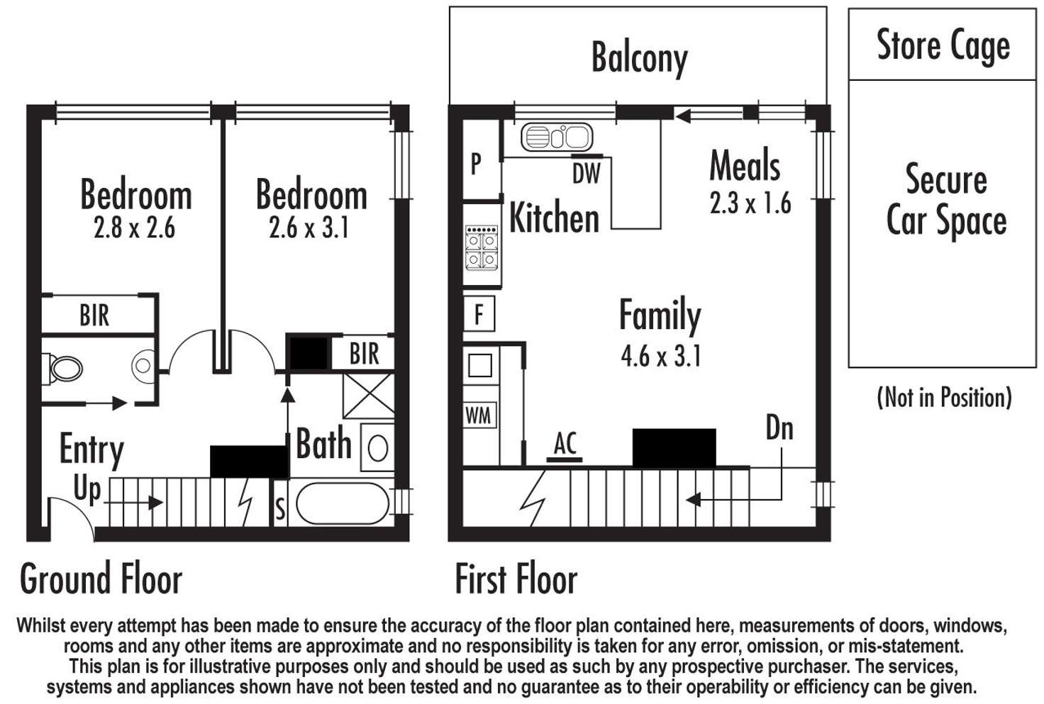 Floorplan of Homely townhouse listing, 1/5 Phillip Street, Mentone VIC 3194