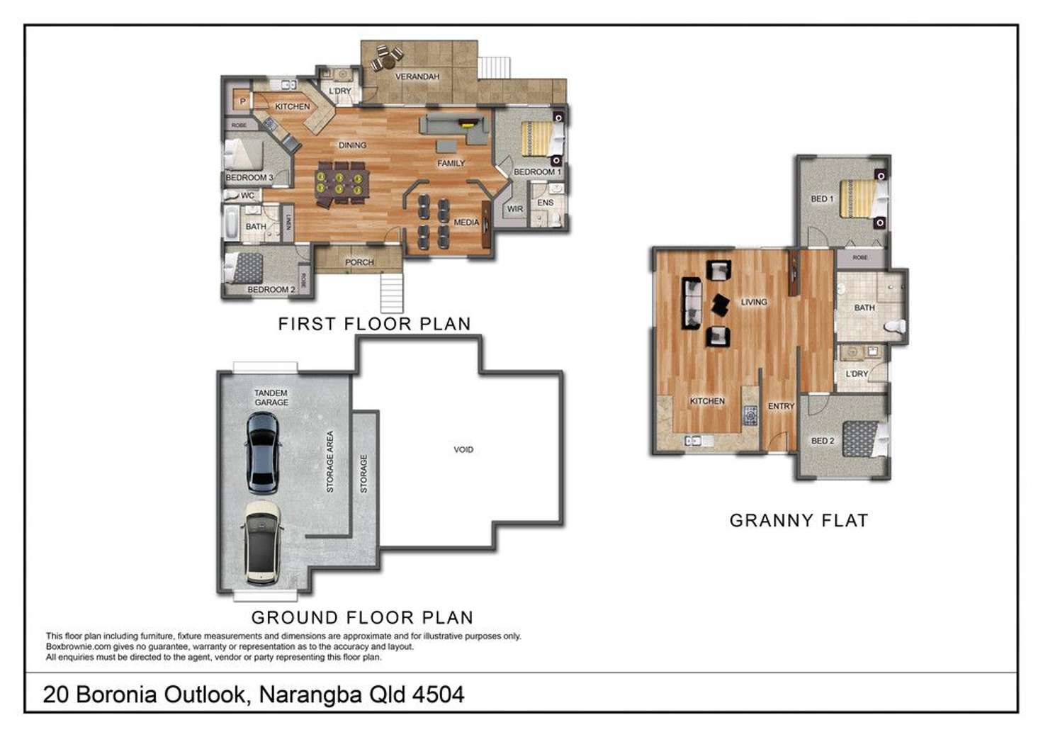 Floorplan of Homely house listing, 20 Boronia Outlook, Narangba QLD 4504
