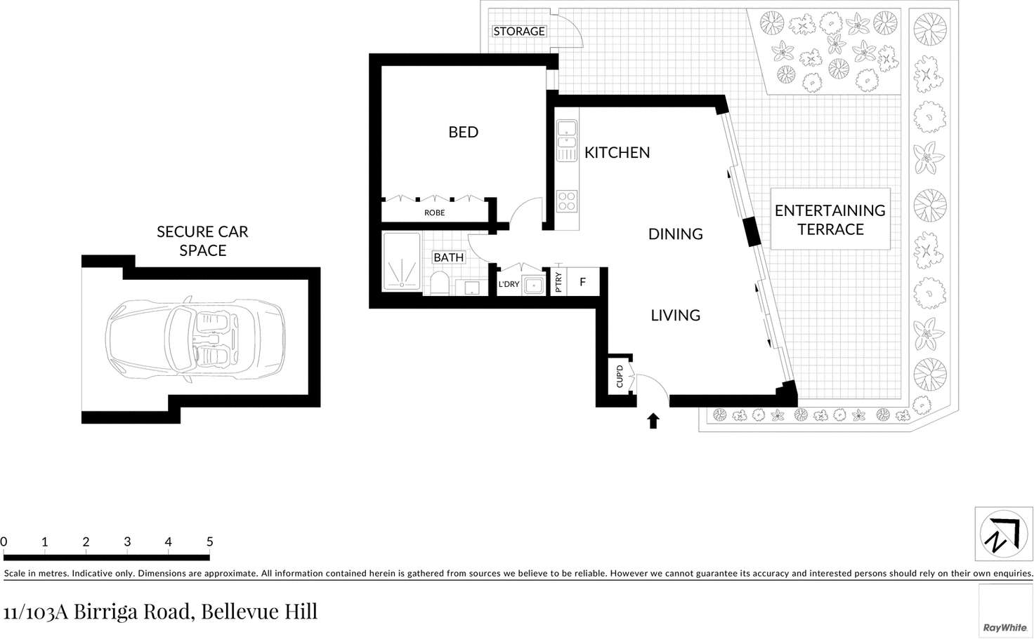 Floorplan of Homely apartment listing, 11/103A Birriga Road, Bellevue Hill NSW 2023