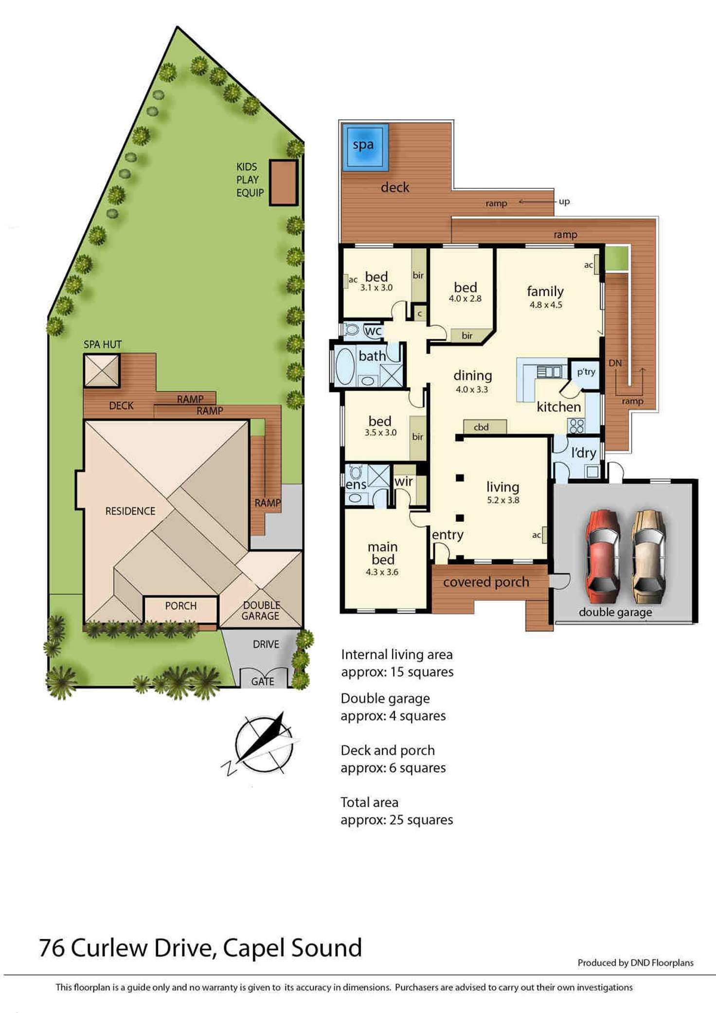 Floorplan of Homely house listing, 76 Curlew Drive, Capel Sound VIC 3940