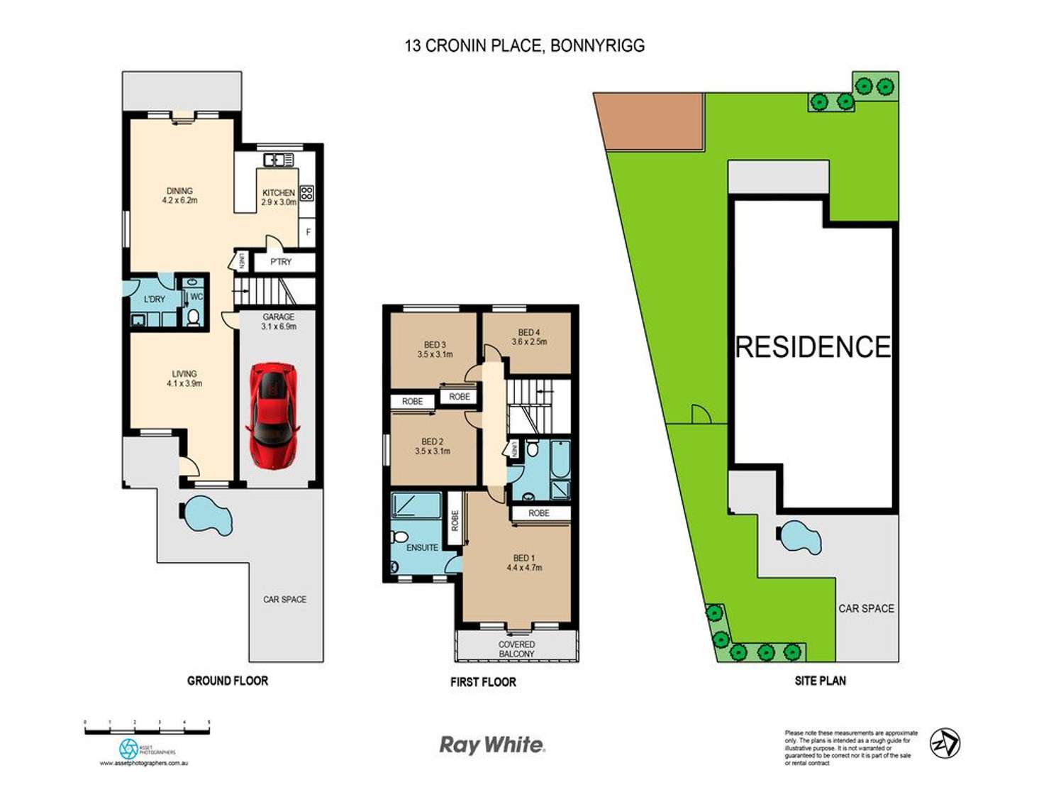 Floorplan of Homely house listing, 13 Cronin Place, Bonnyrigg NSW 2177