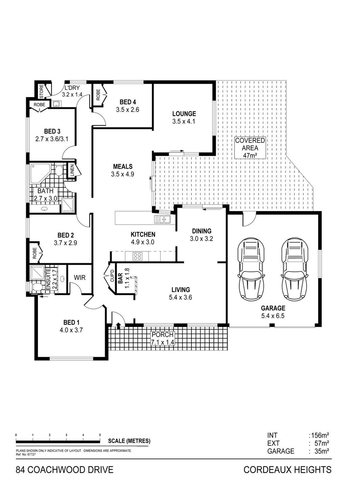 Floorplan of Homely house listing, 84 Coachwood Drive, Cordeaux Heights NSW 2526