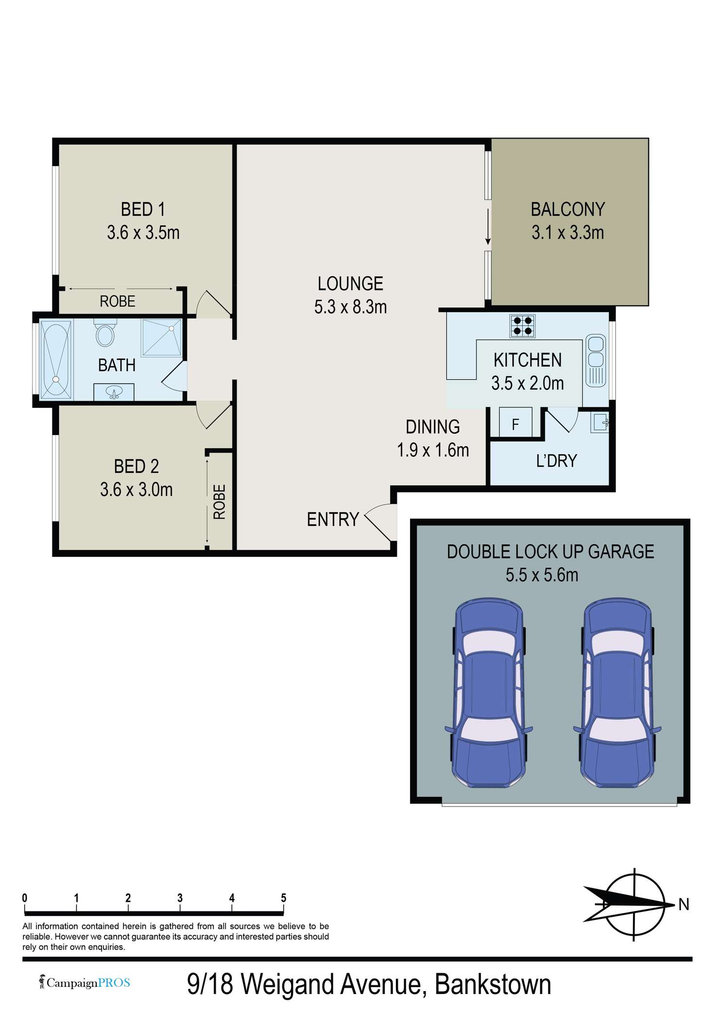 Floorplan of Homely unit listing, 9/18-20 Weigand Avenue, Bankstown NSW 2200