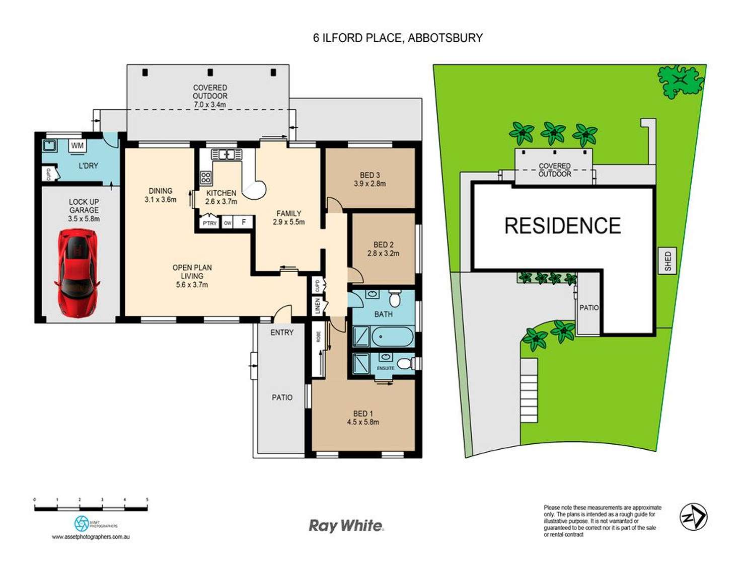 Floorplan of Homely house listing, 6 Ilford Place, Abbotsbury NSW 2176