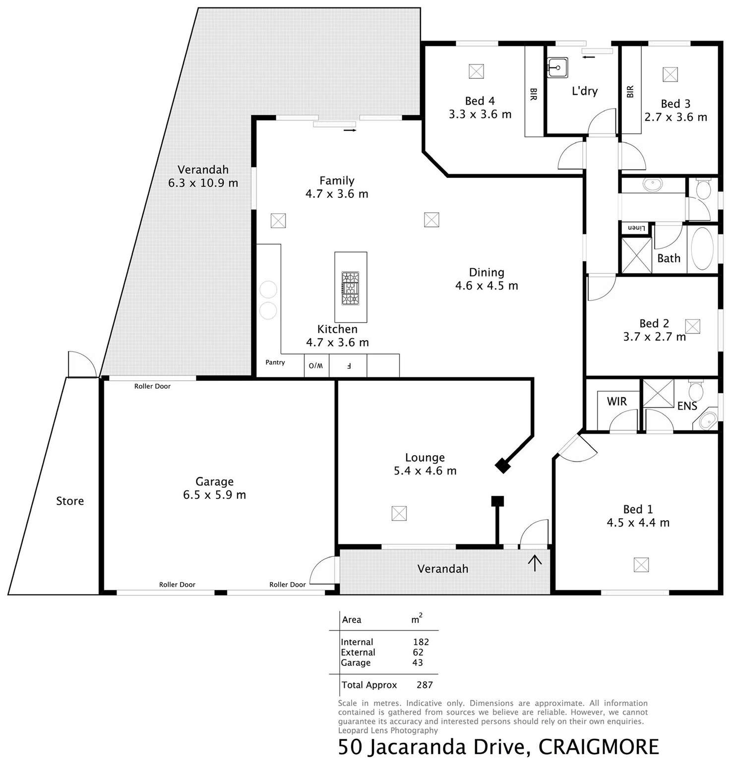 Floorplan of Homely house listing, 50 Jacaranda Drive, Craigmore SA 5114