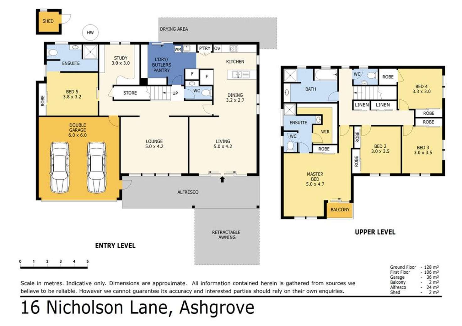 Floorplan of Homely house listing, 16 Nicholson Lane, Ashgrove QLD 4060