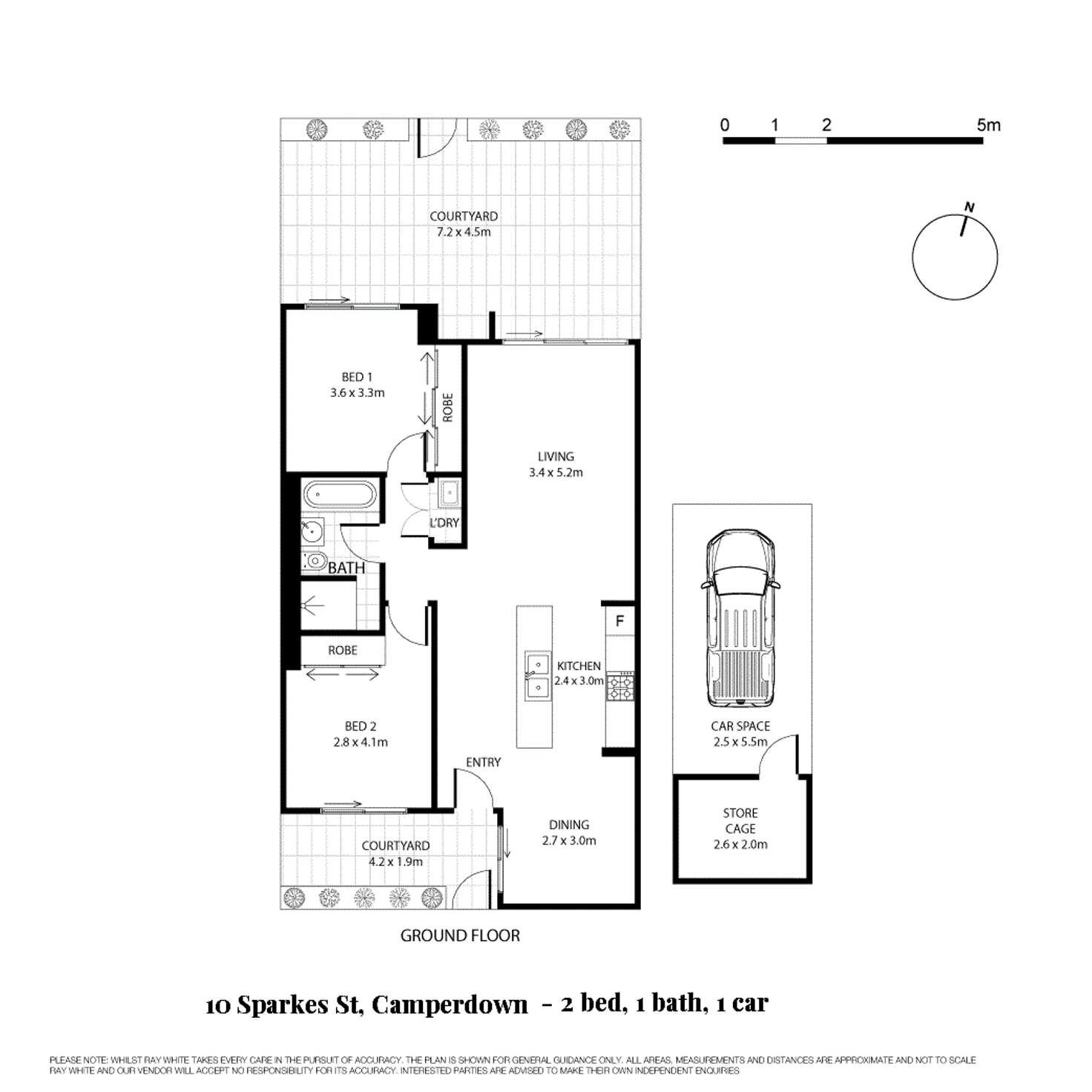 Floorplan of Homely apartment listing, 10 Sparkes Street, Camperdown NSW 2050