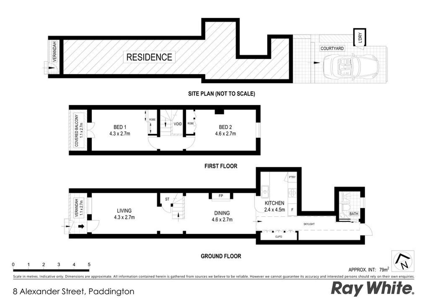 Floorplan of Homely house listing, 8 Alexander Street, Paddington NSW 2021