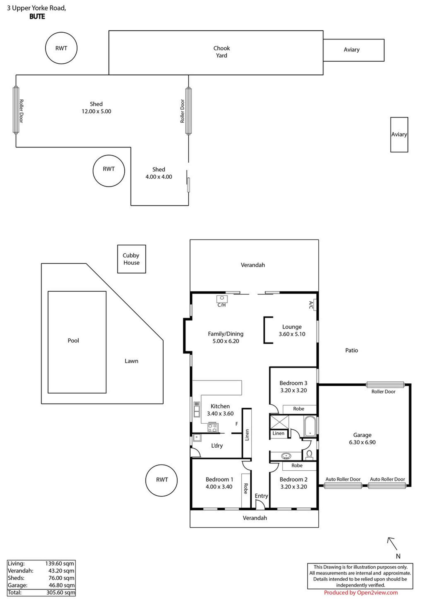 Floorplan of Homely house listing, 3 Upper Yorke Road, Bute SA 5560