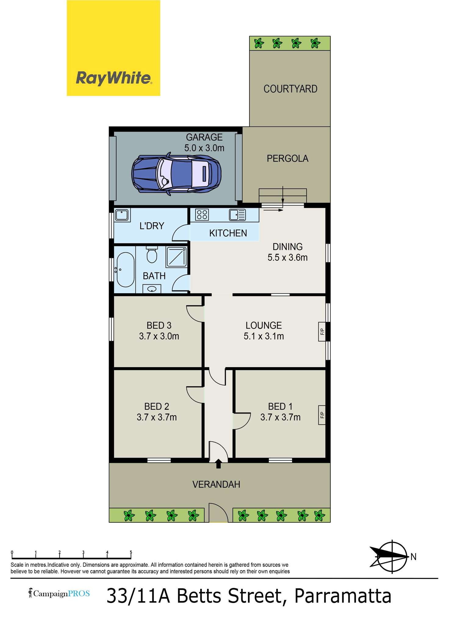 Floorplan of Homely unit listing, 33/11A Betts Street (AKA 47-49 Victoria Rd), Parramatta NSW 2150