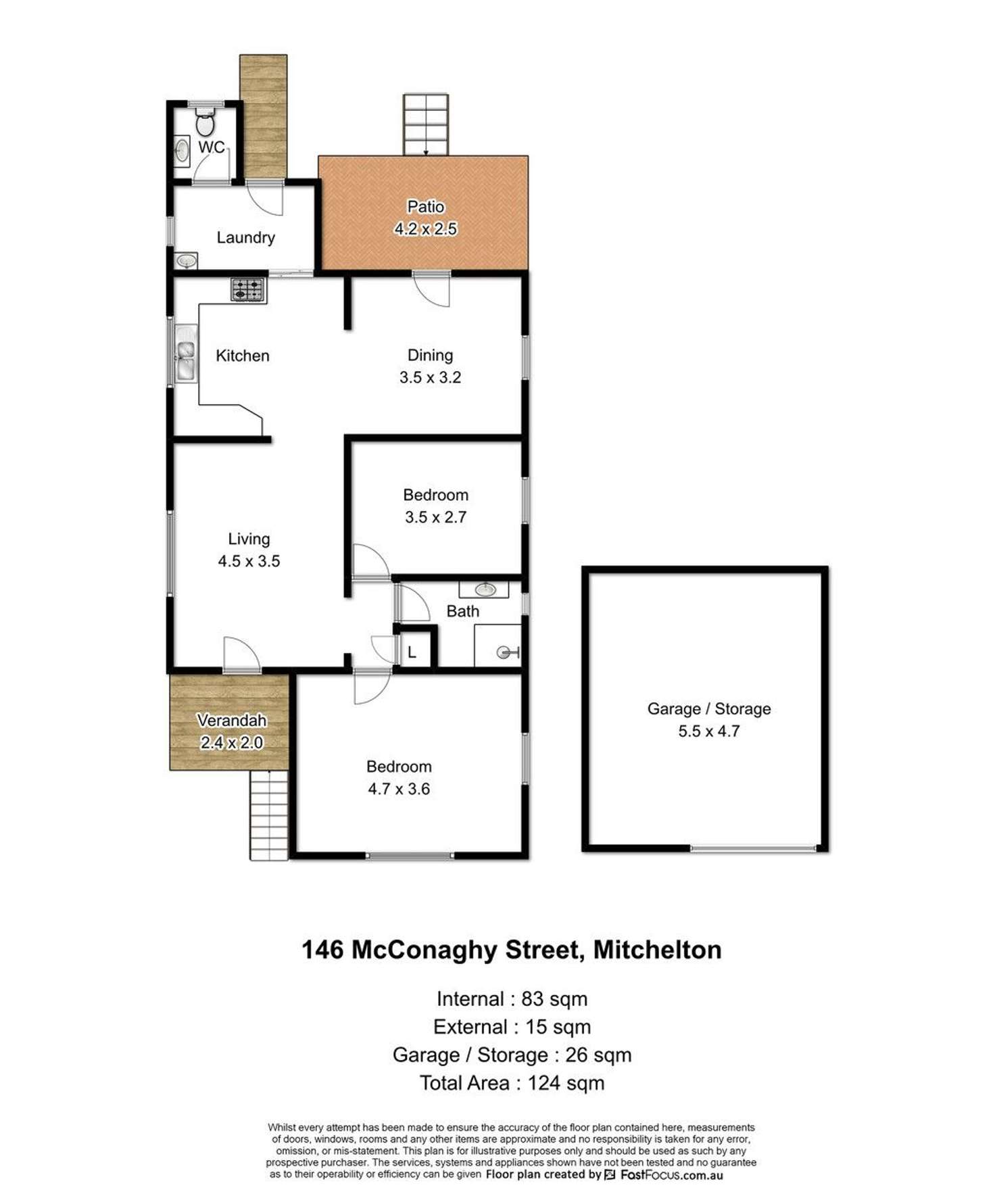 Floorplan of Homely house listing, 146 McConaghy Street, Mitchelton QLD 4053