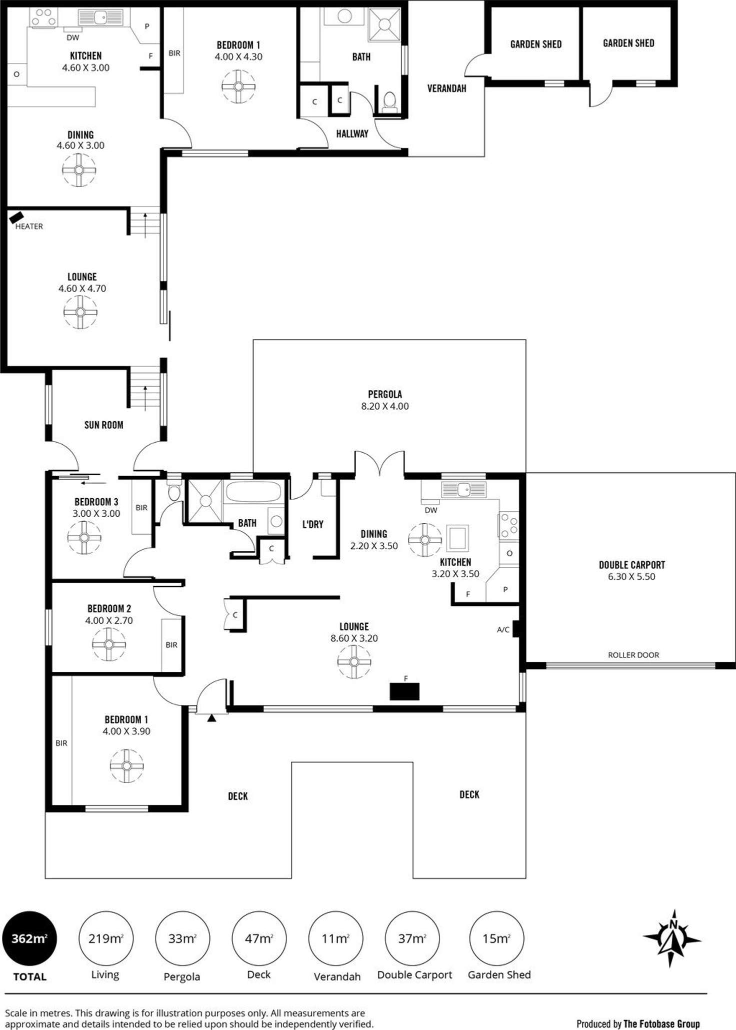 Floorplan of Homely house listing, 48 Murrays Hill Road, Coromandel Valley SA 5051