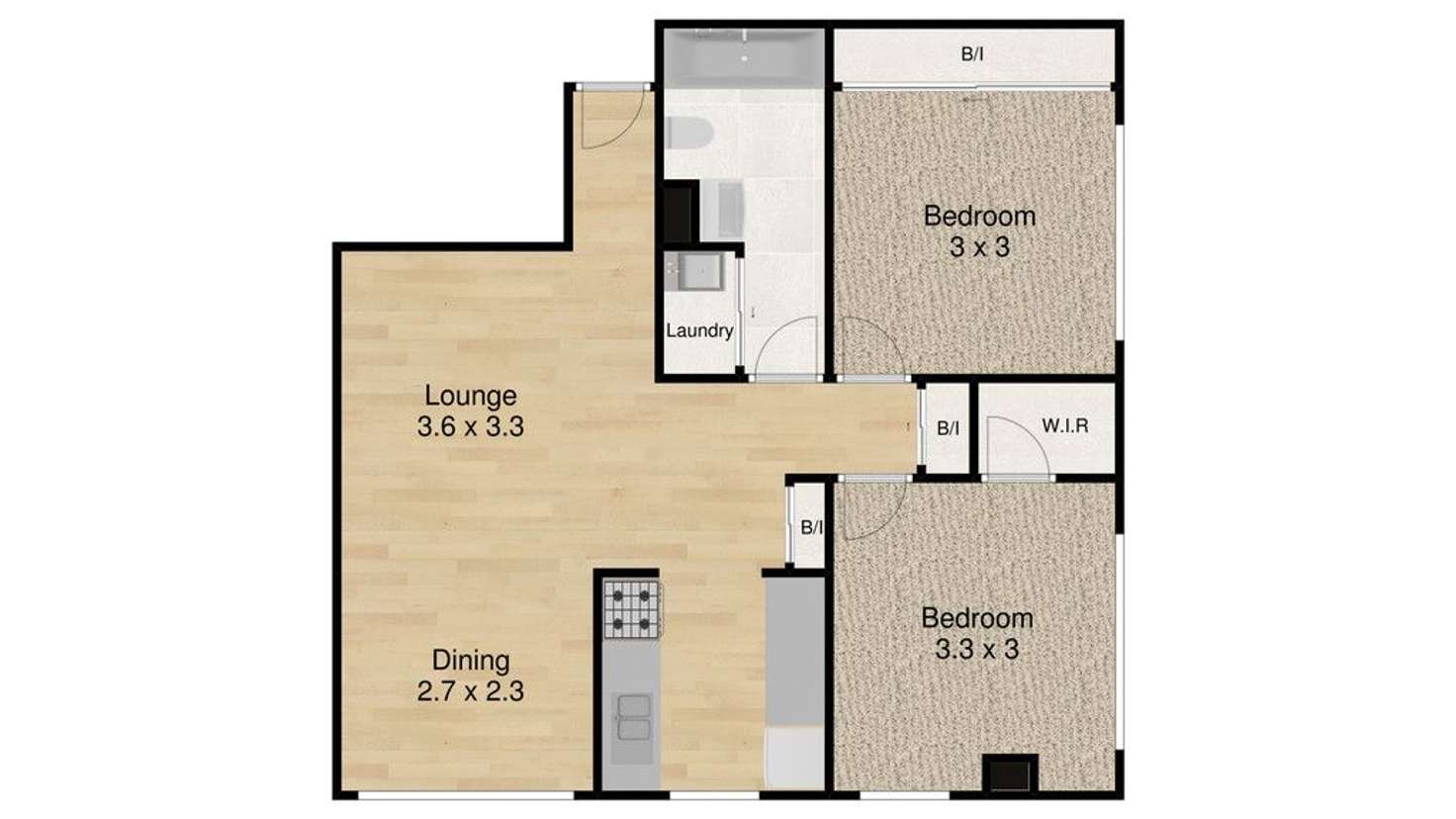 Floorplan of Homely apartment listing, 4D/119 Leichhardt Street, Spring Hill QLD 4000