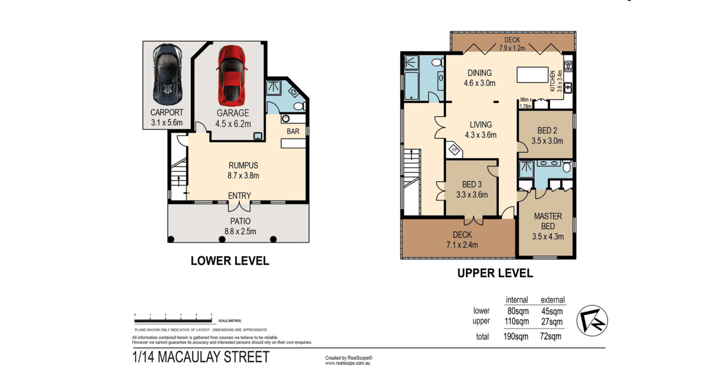 Floorplan of Homely townhouse listing, 14 Macaulay Street, Coorparoo QLD 4151