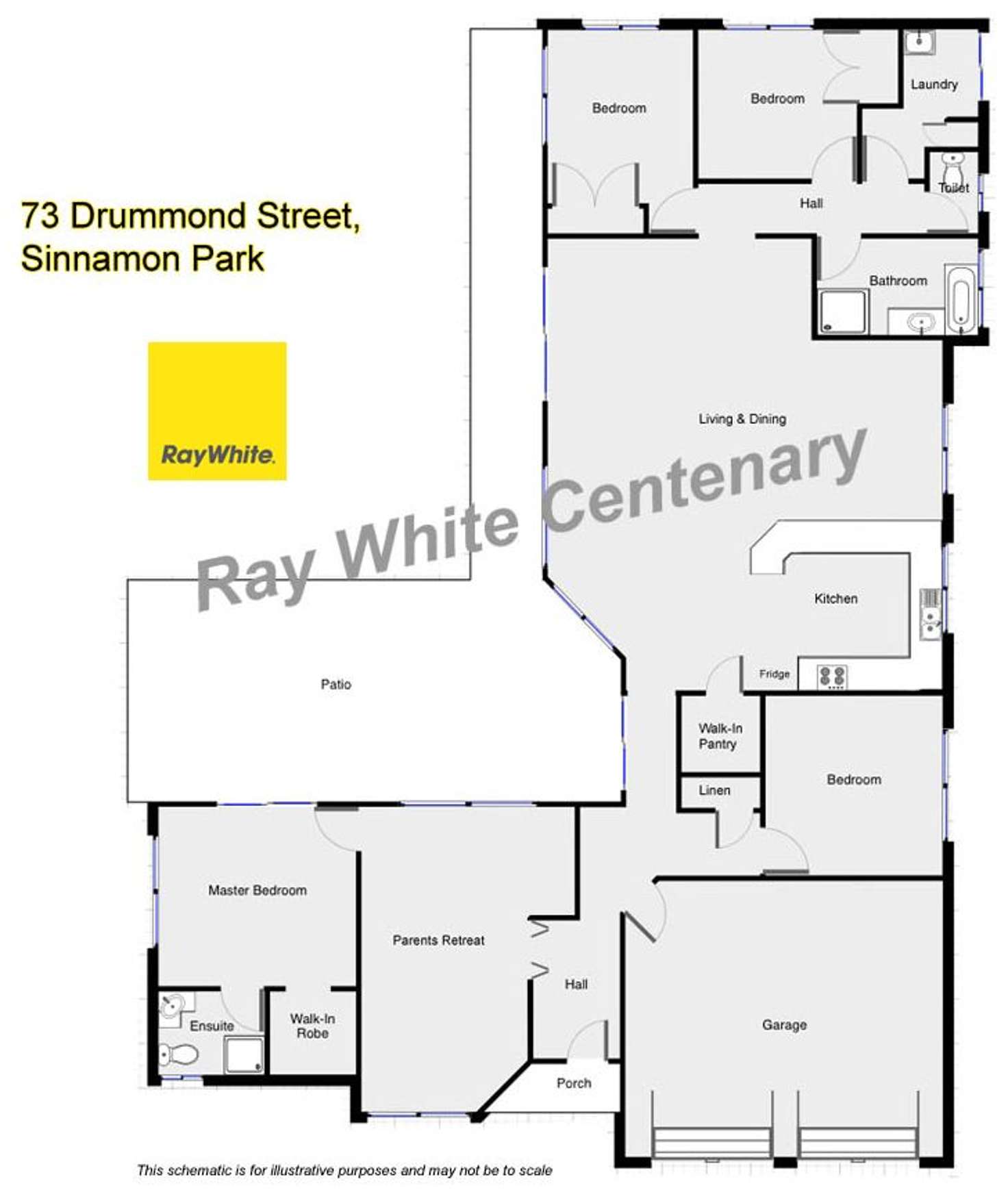 Floorplan of Homely house listing, 73 Drummond Street, Sinnamon Park QLD 4073