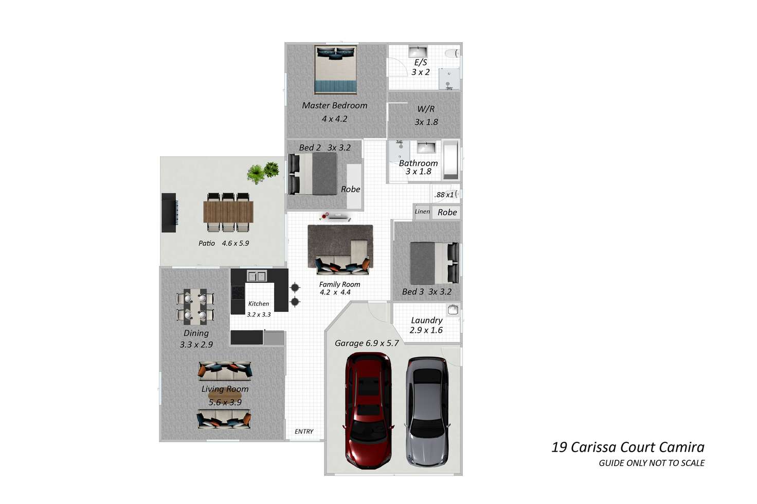 Floorplan of Homely house listing, 19 Carissa Court, Camira QLD 4300