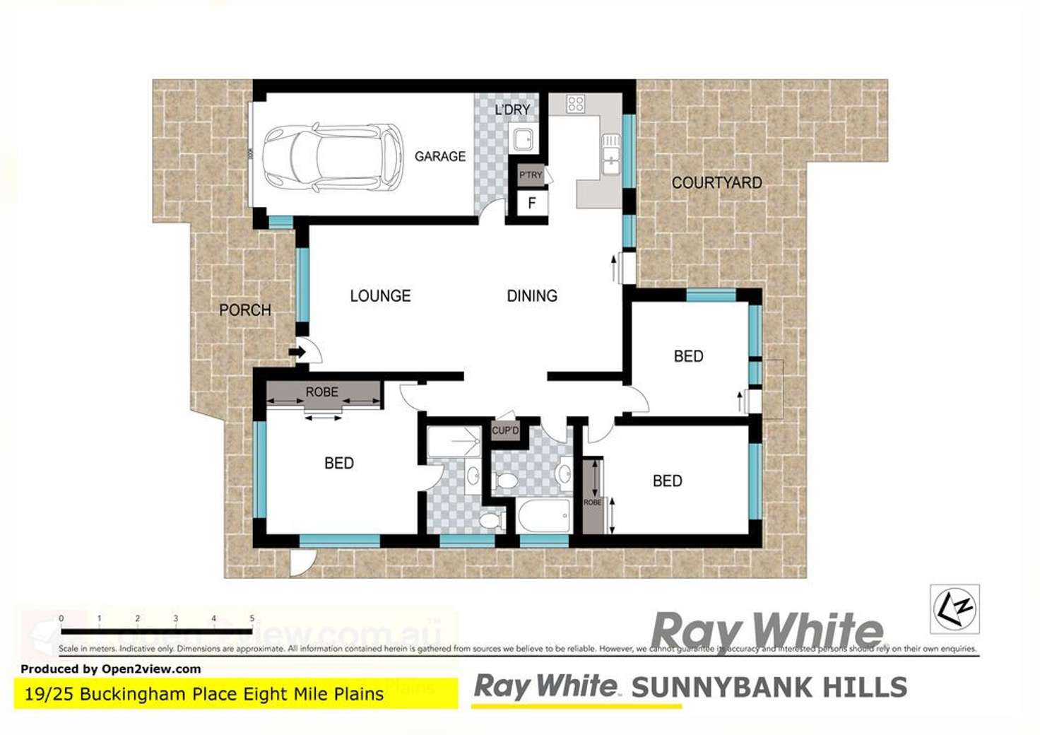 Floorplan of Homely townhouse listing, 19/25 Buckingham Place, Eight Mile Plains QLD 4113