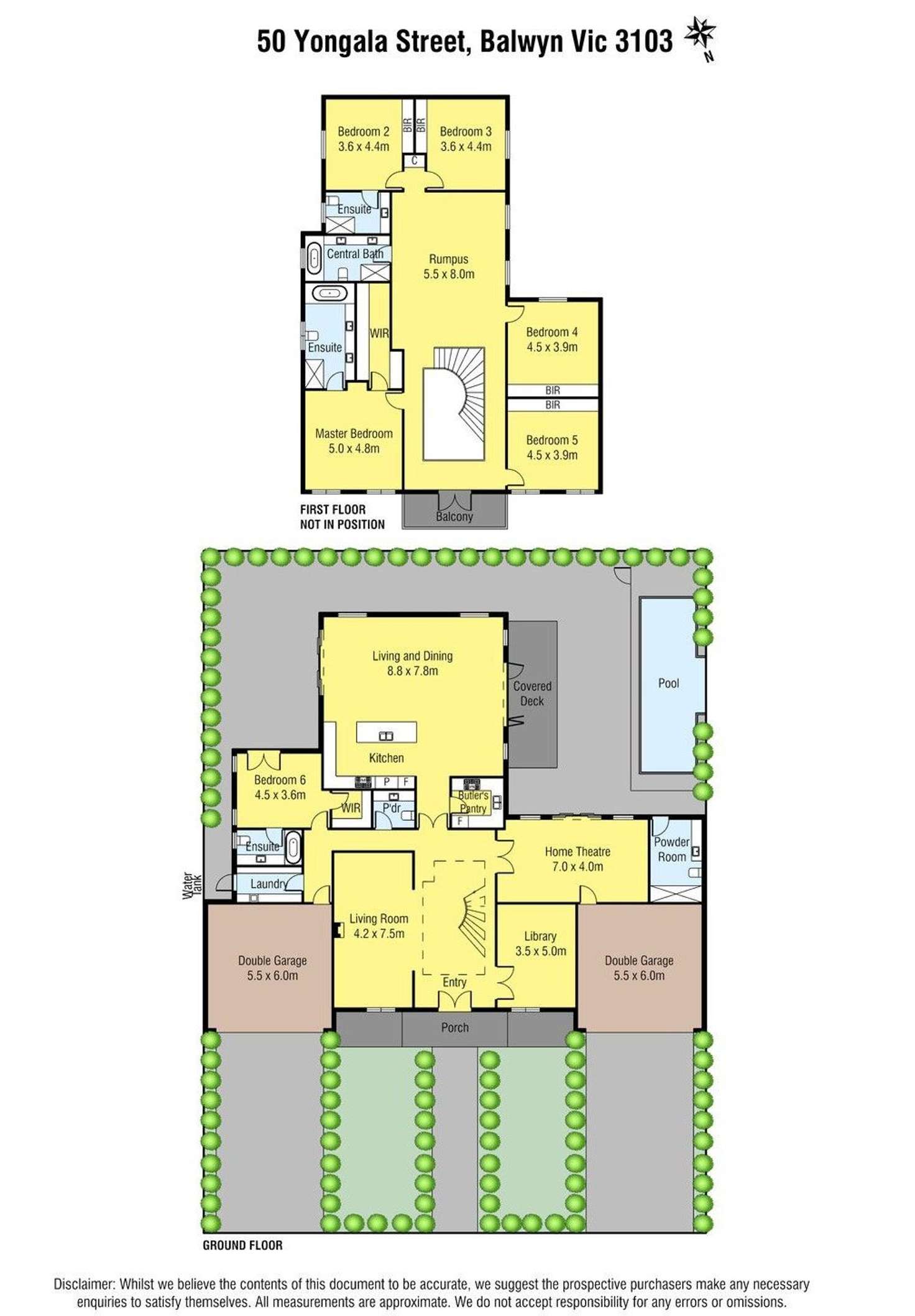 Floorplan of Homely house listing, 50 Yongala Street, Balwyn VIC 3103