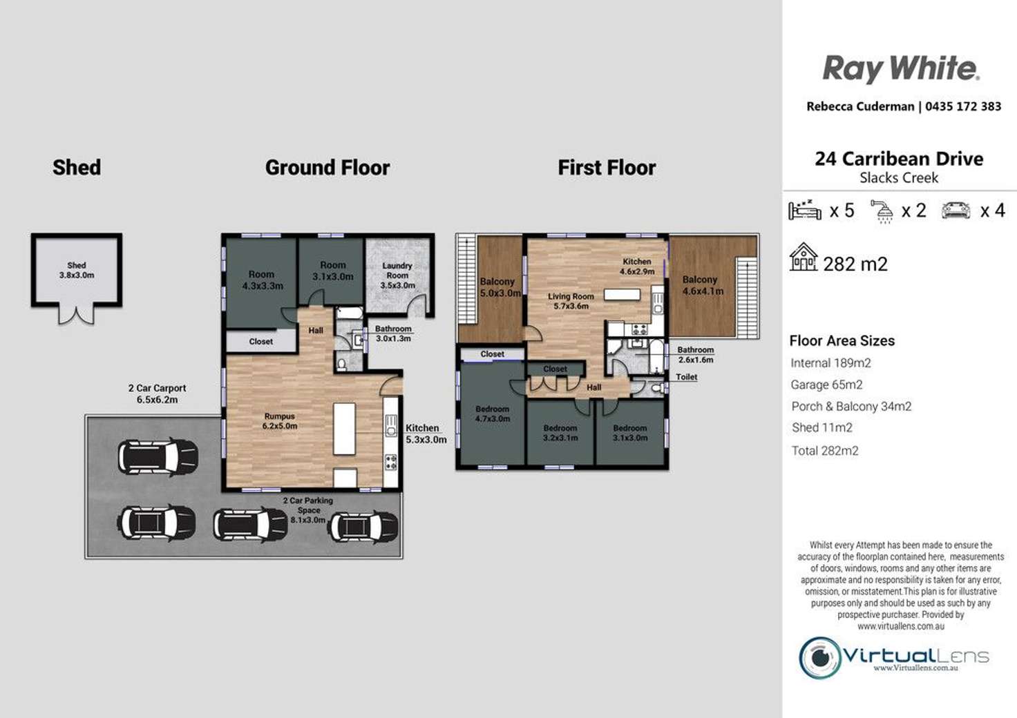 Floorplan of Homely house listing, 24 Carribean Drive, Slacks Creek QLD 4127