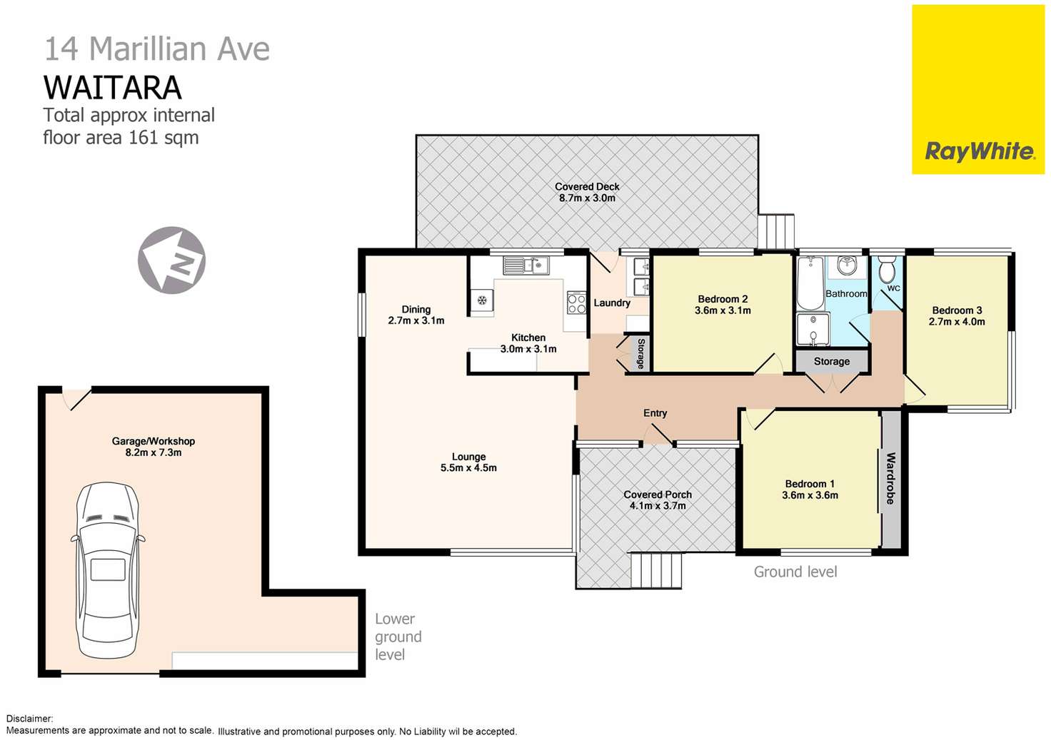 Floorplan of Homely house listing, 14 Marillian Avenue, Waitara NSW 2077