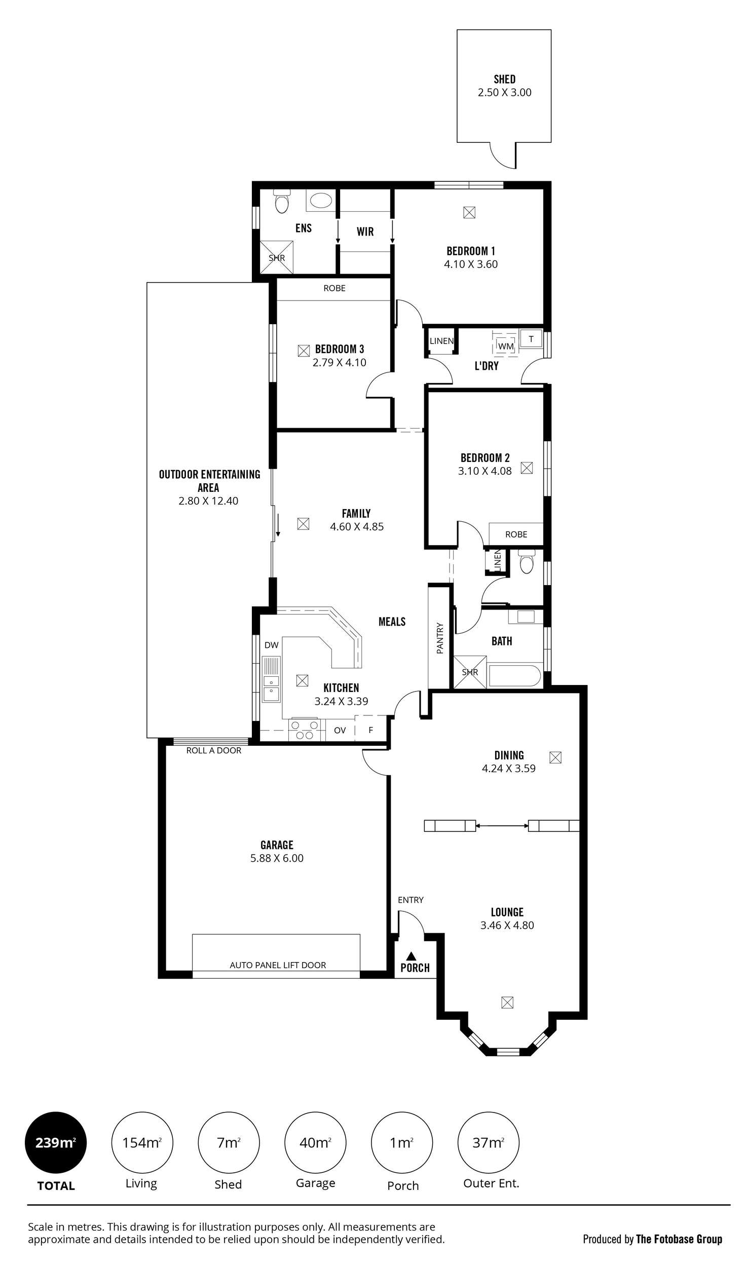 Floorplan of Homely house listing, 10 Timothy Court, Mitchell Park SA 5043