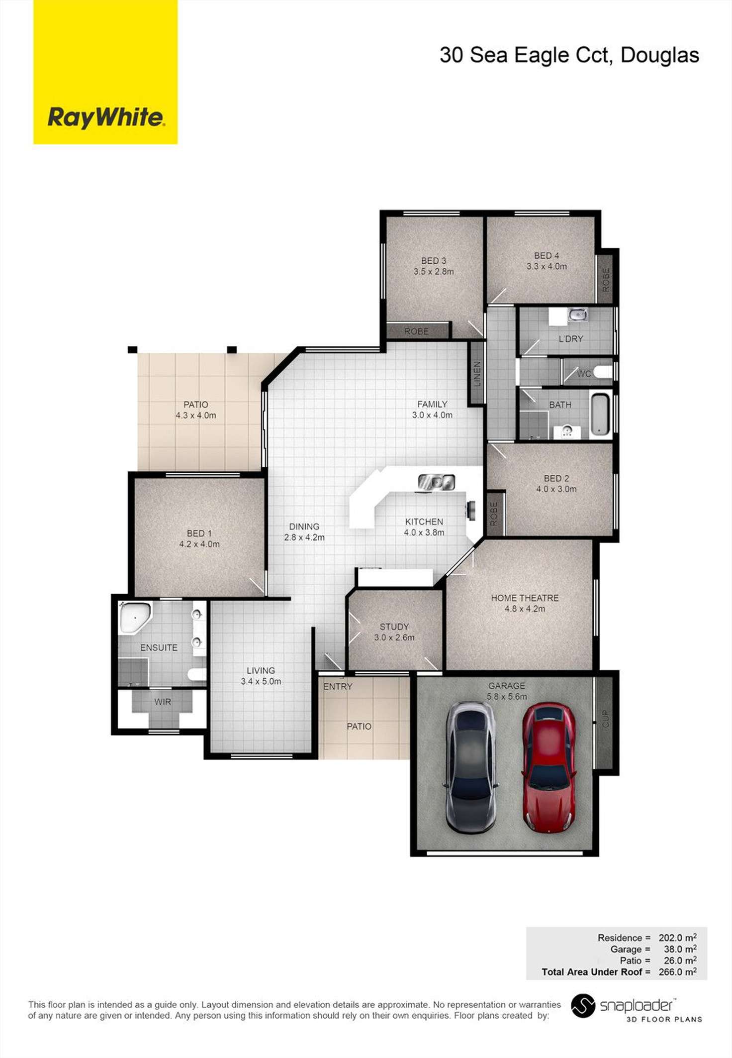 Floorplan of Homely house listing, 30 Sea Eagle Circuit, Douglas QLD 4814