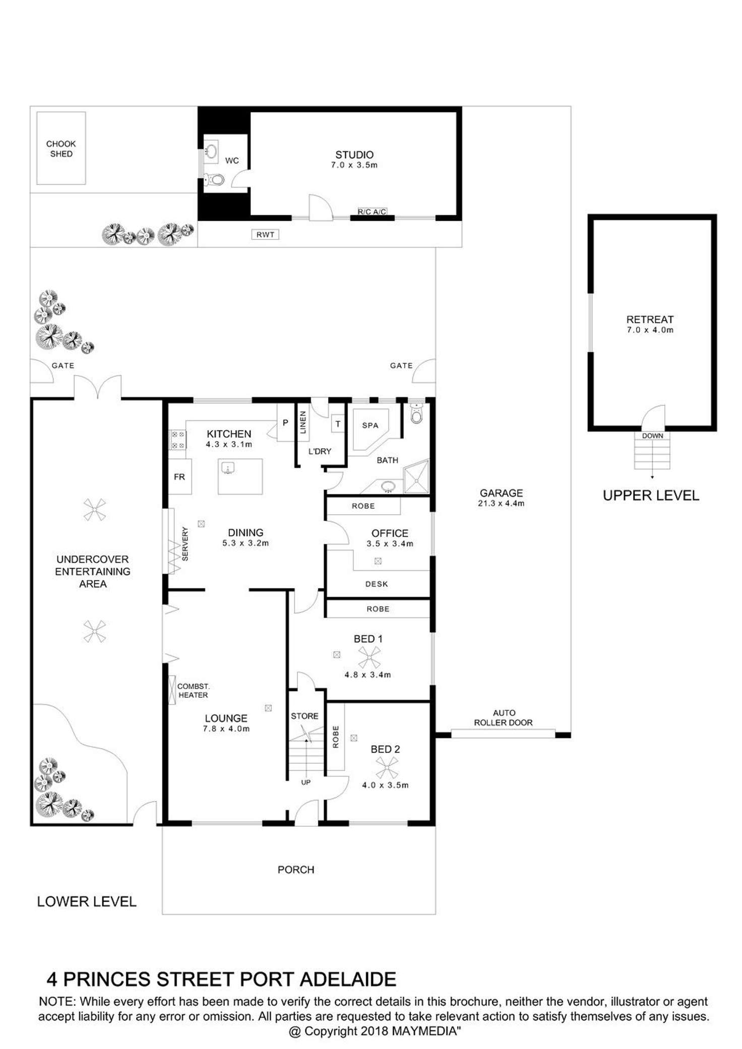 Floorplan of Homely house listing, 4 Princes Street, Port Adelaide SA 5015