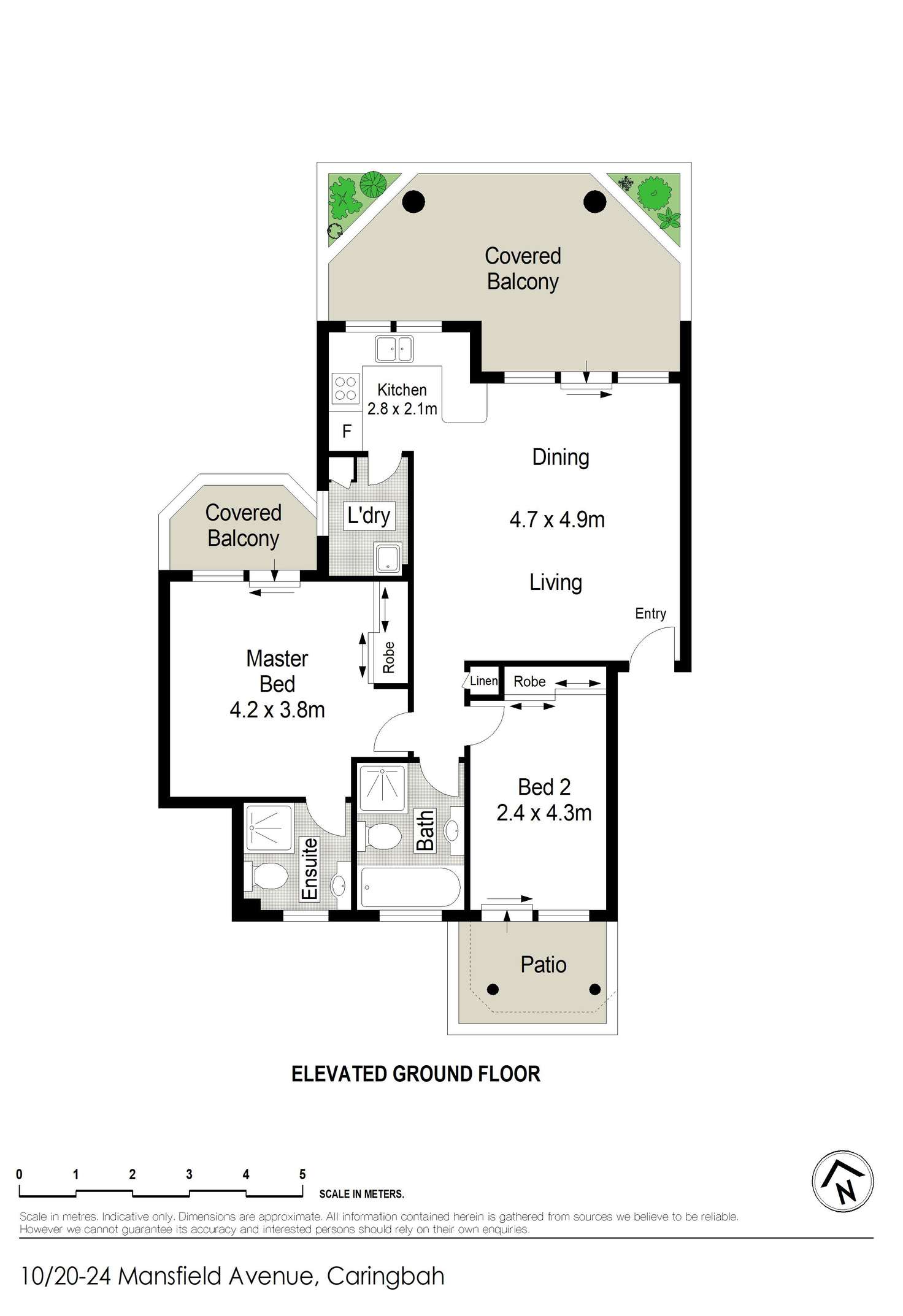 Floorplan of Homely apartment listing, 10/20-24 Mansfield Avenue, Caringbah NSW 2229