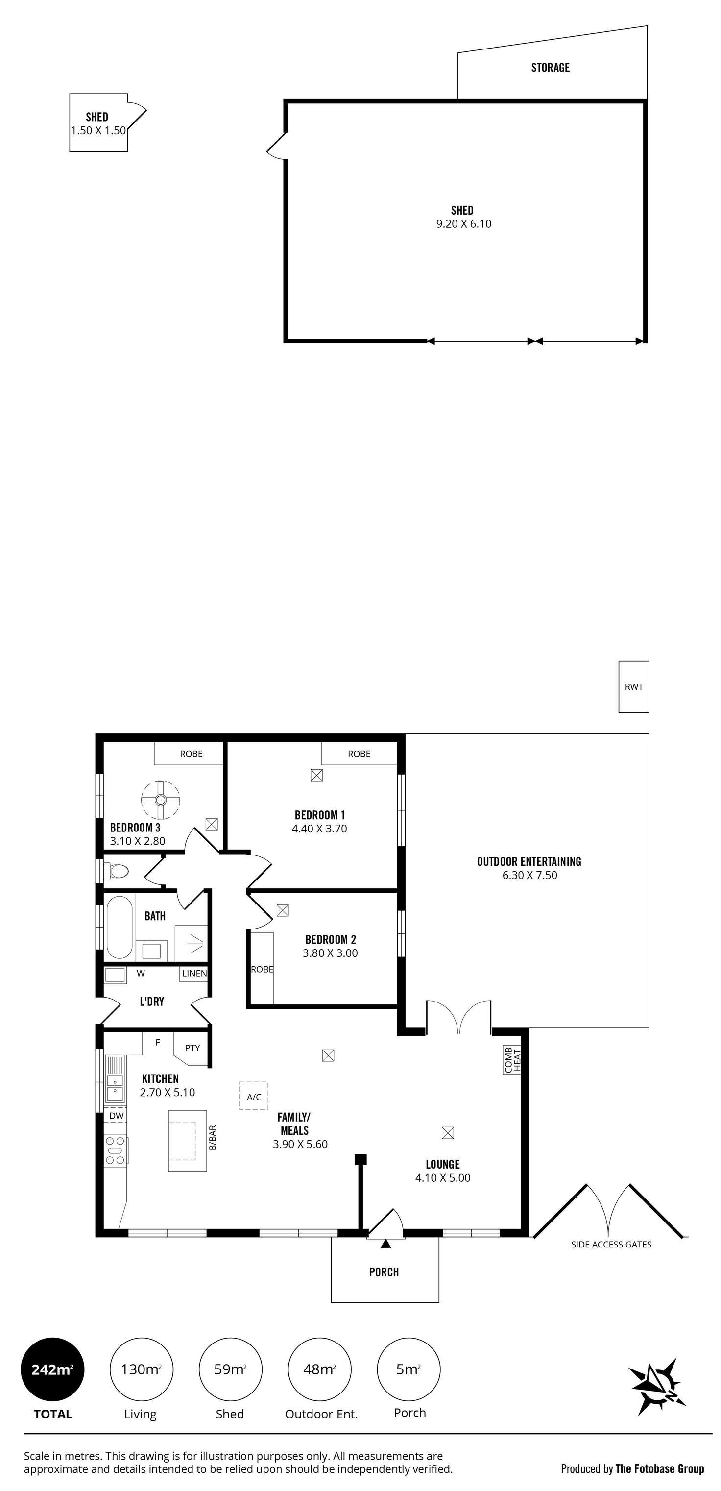 Floorplan of Homely house listing, 2 Deborah Road, Aberfoyle Park SA 5159