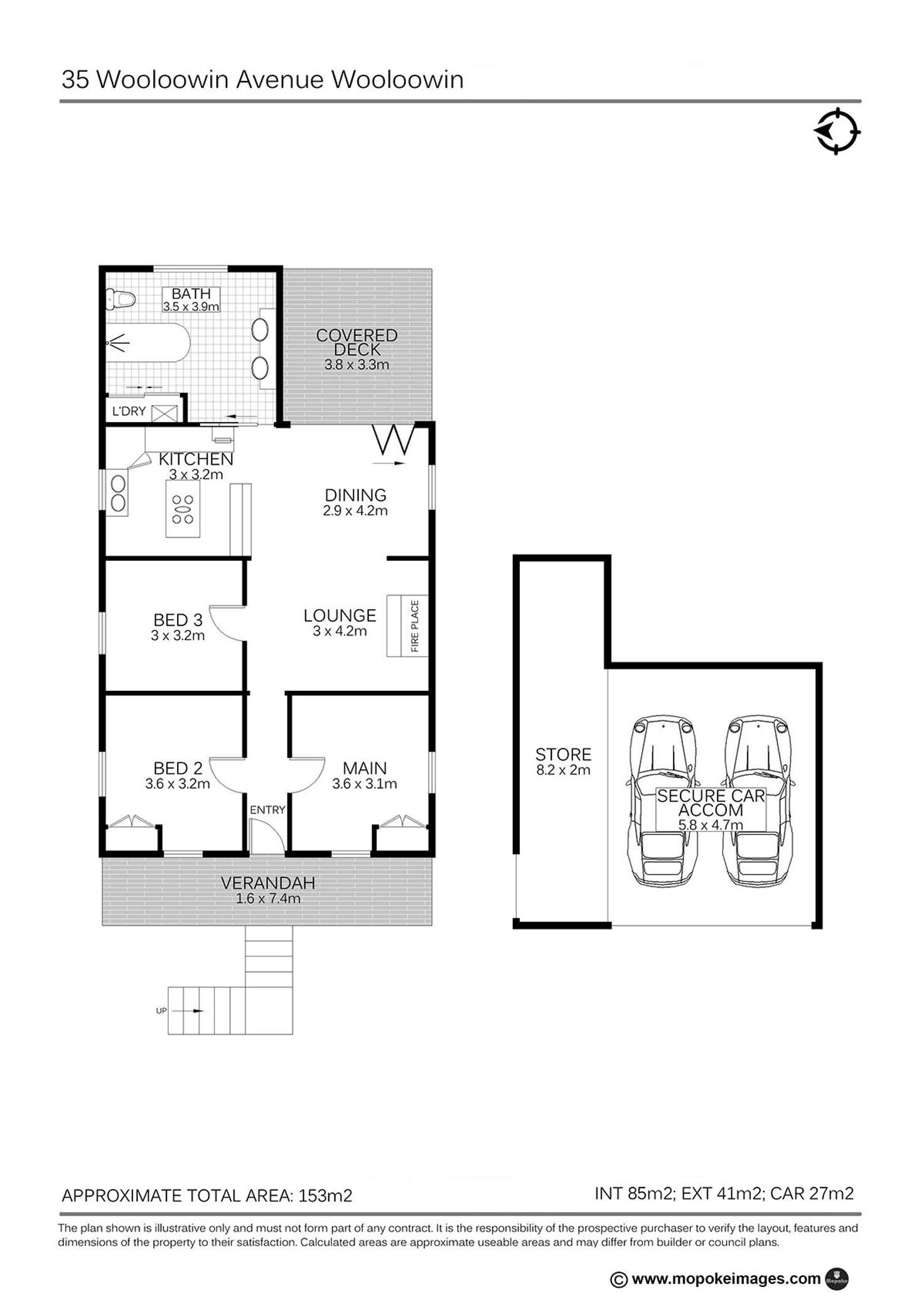 Floorplan of Homely house listing, 35 Wooloowin Avenue, Wooloowin QLD 4030