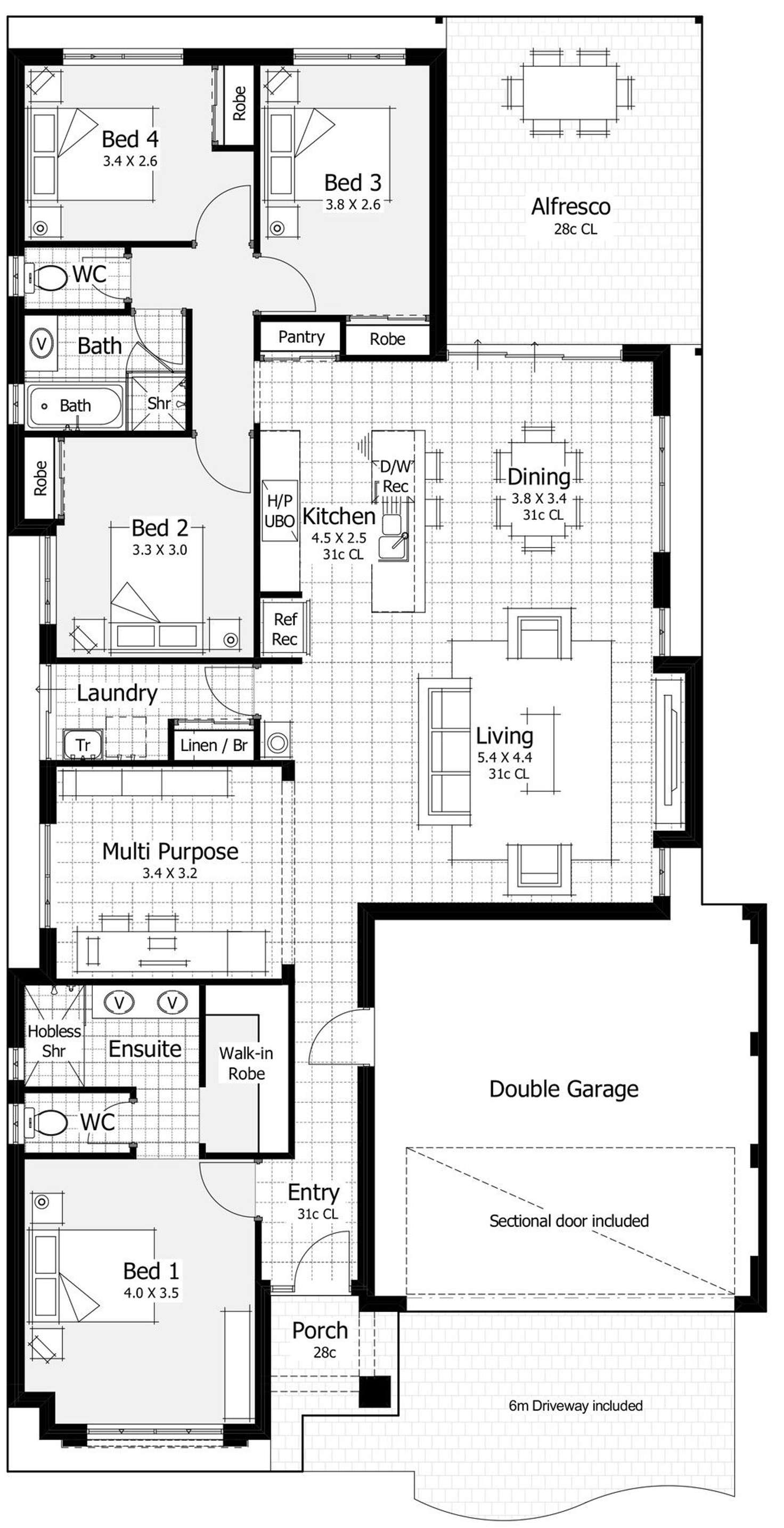 Floorplan of Homely house listing, 9 Windermere Boulevard, Aveley WA 6069