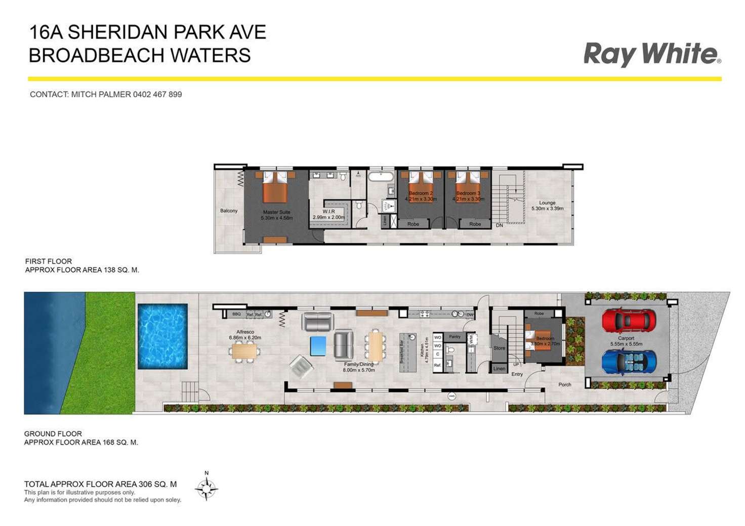 Floorplan of Homely house listing, 1/16 Sheridan Park Avenue, Broadbeach Waters QLD 4218