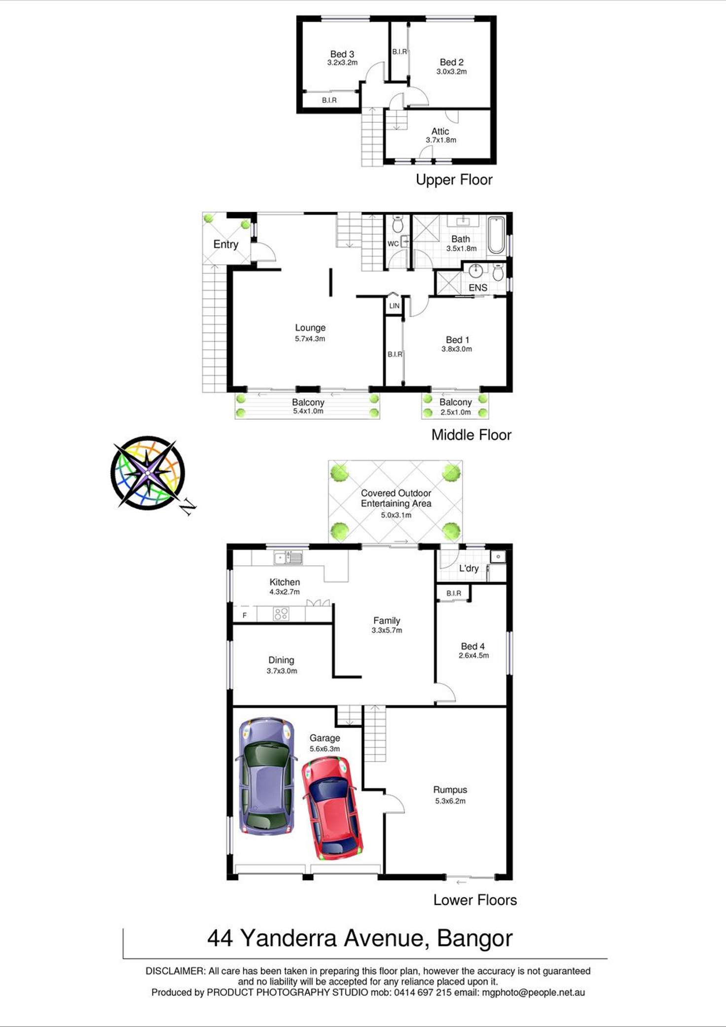 Floorplan of Homely house listing, 44 Yanderra Avenue, Bangor NSW 2234