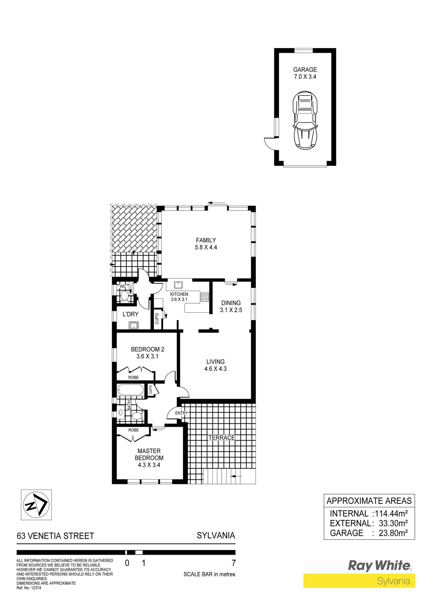 Floorplan of Homely house listing, 63 Venetia Street, Sylvania NSW 2224