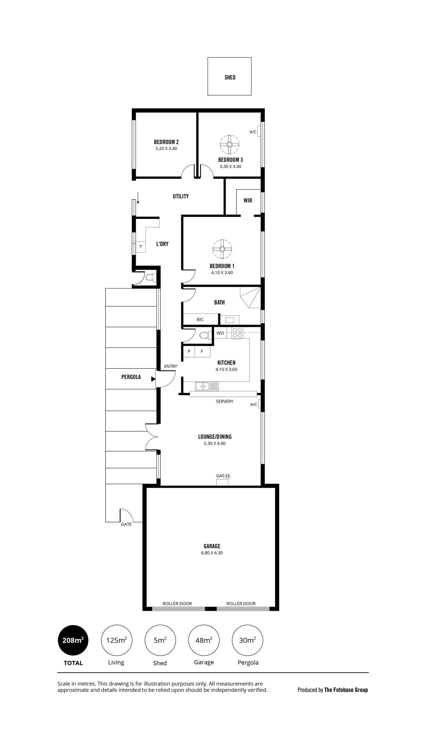 Floorplan of Homely house listing, 22A Waikerie Avenue, Hope Valley SA 5090