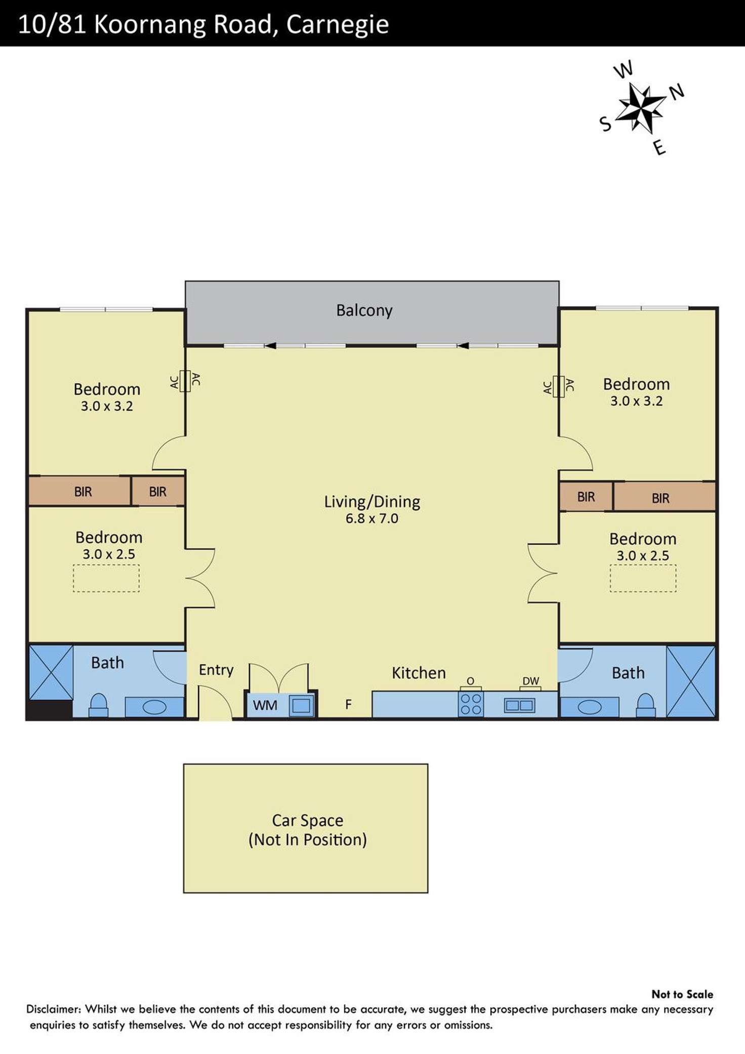 Floorplan of Homely apartment listing, 10/81 Koornang Road, Carnegie VIC 3163