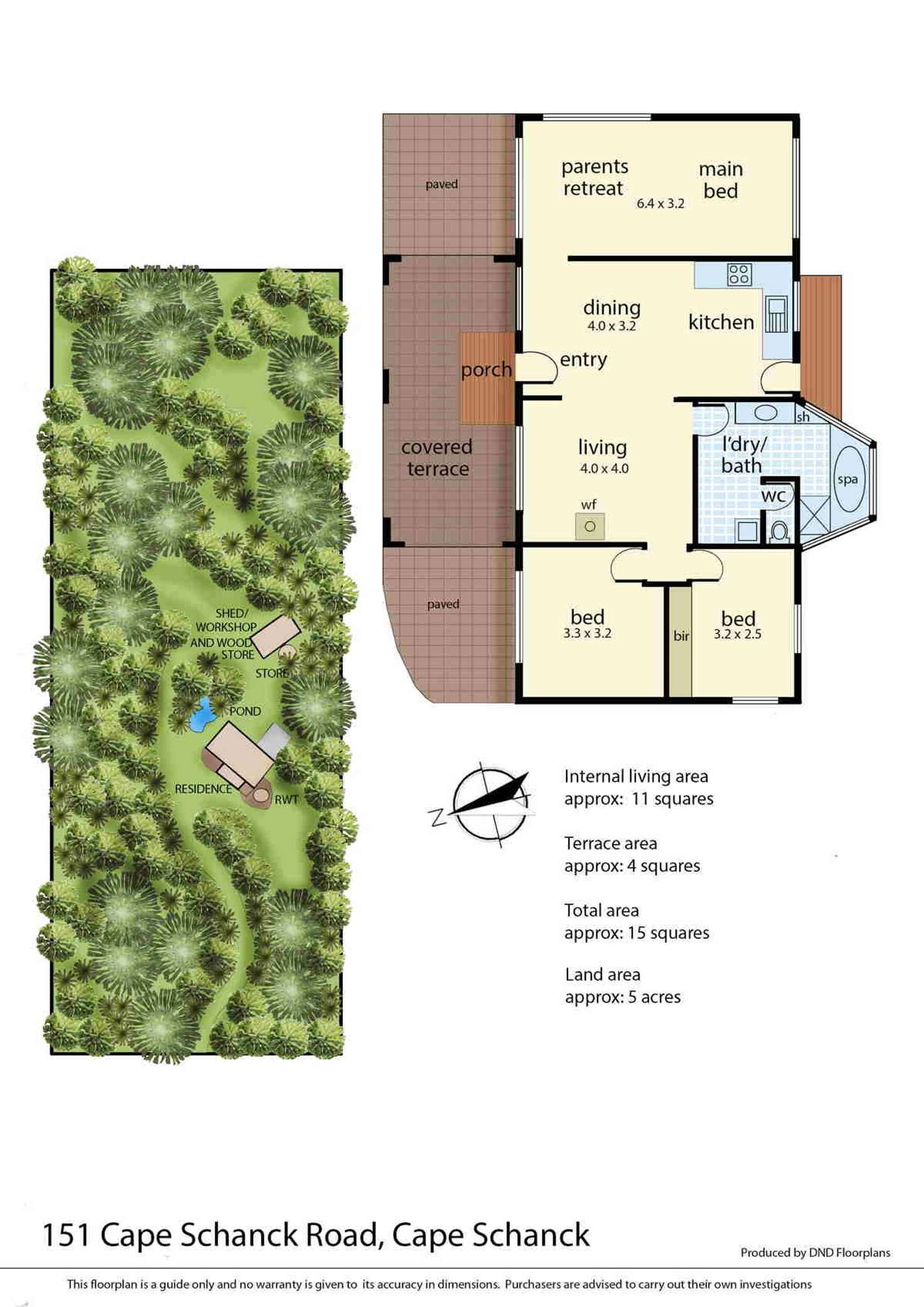 Floorplan of Homely house listing, 151 Cape Schanck Road, Cape Schanck VIC 3939