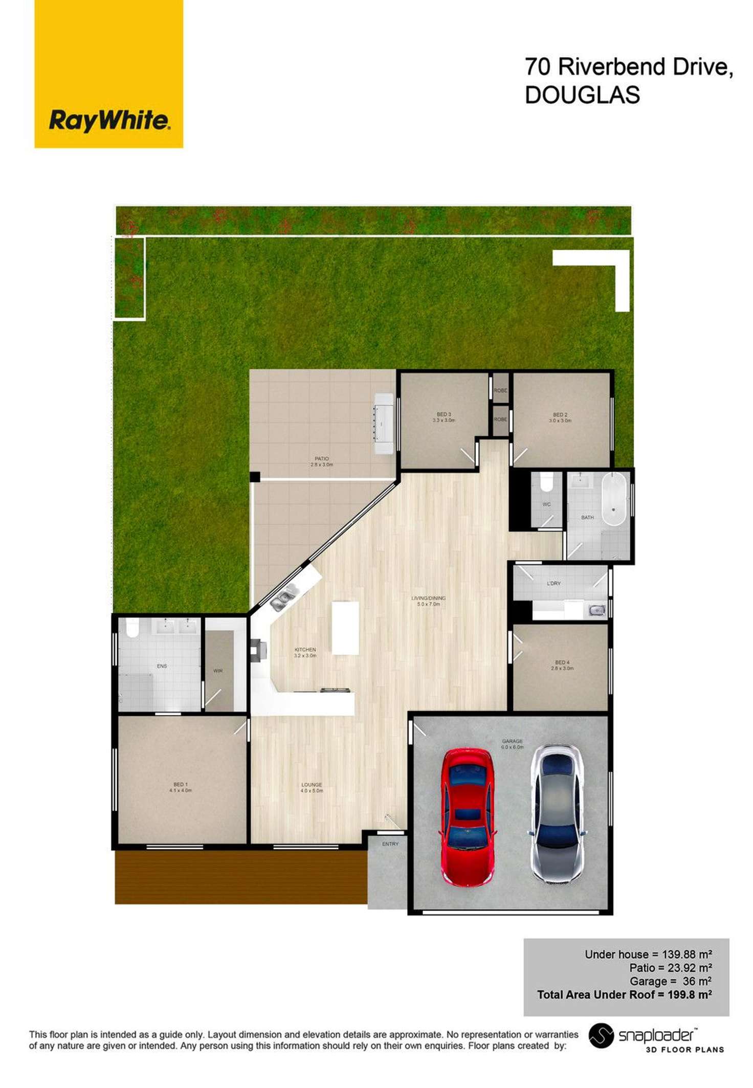 Floorplan of Homely house listing, 70 Riverbend Drive, Douglas QLD 4814