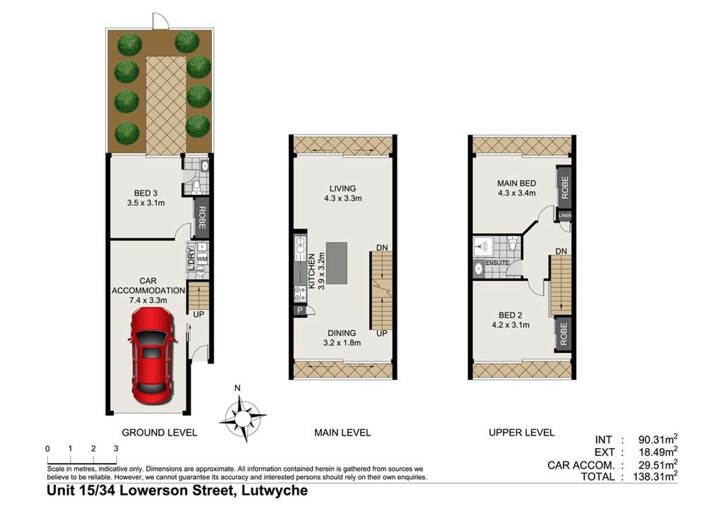 Floorplan of Homely unit listing, 15/34 Lowerson Street, Lutwyche QLD 4030