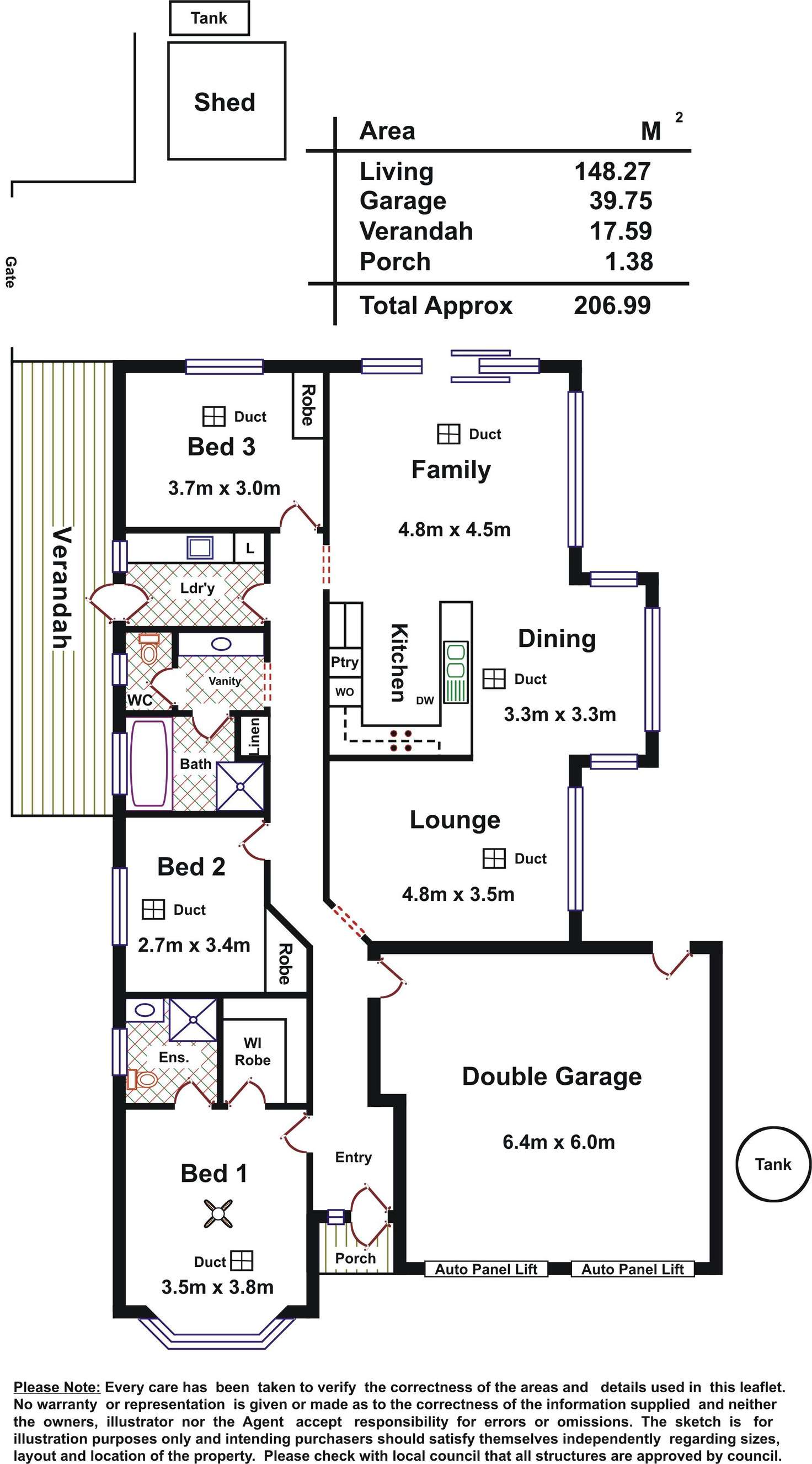 Floorplan of Homely house listing, 22 Arcadia Drive, Smithfield SA 5114