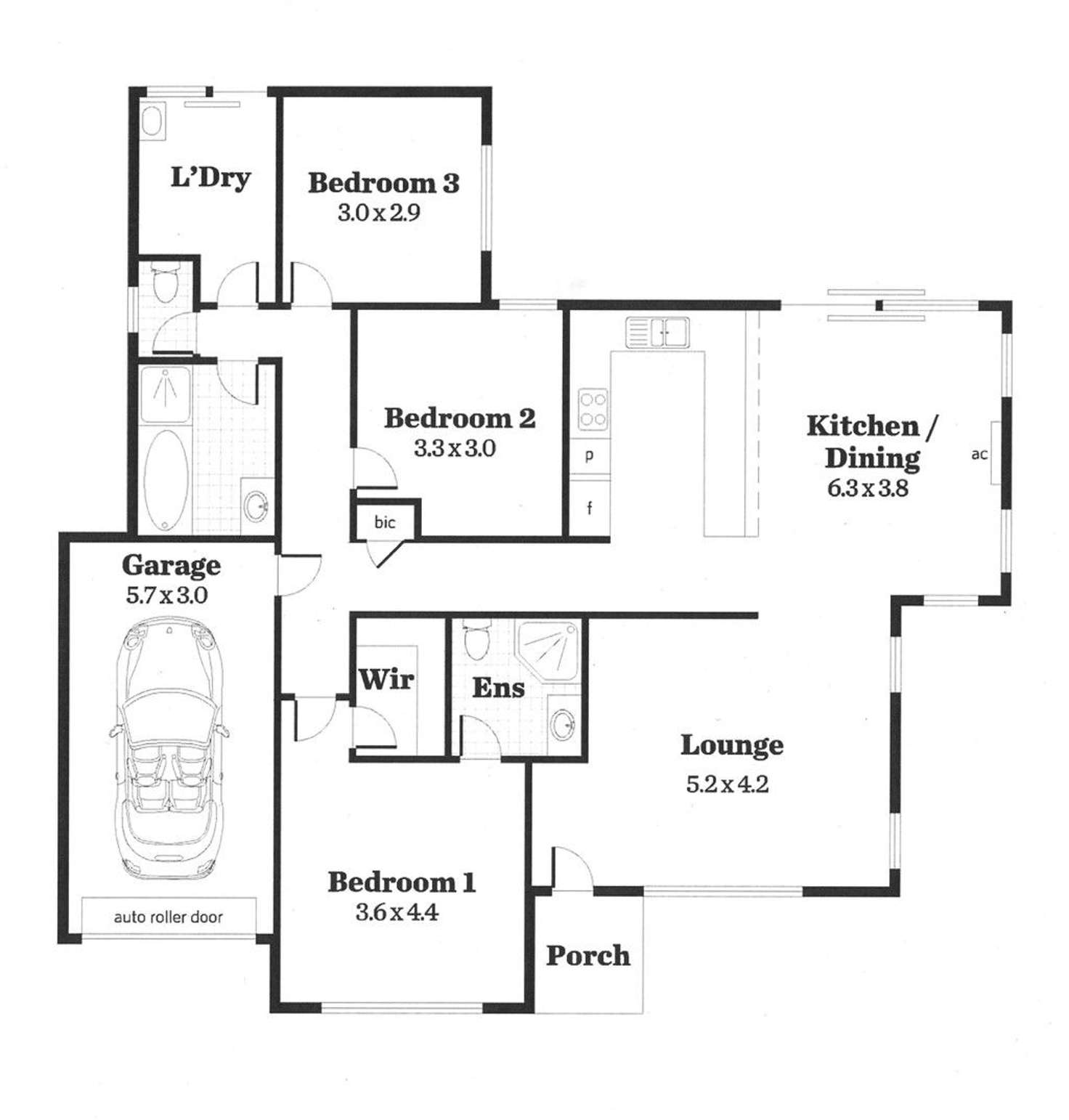 Floorplan of Homely house listing, 1/198 Black Road, Aberfoyle Park SA 5159
