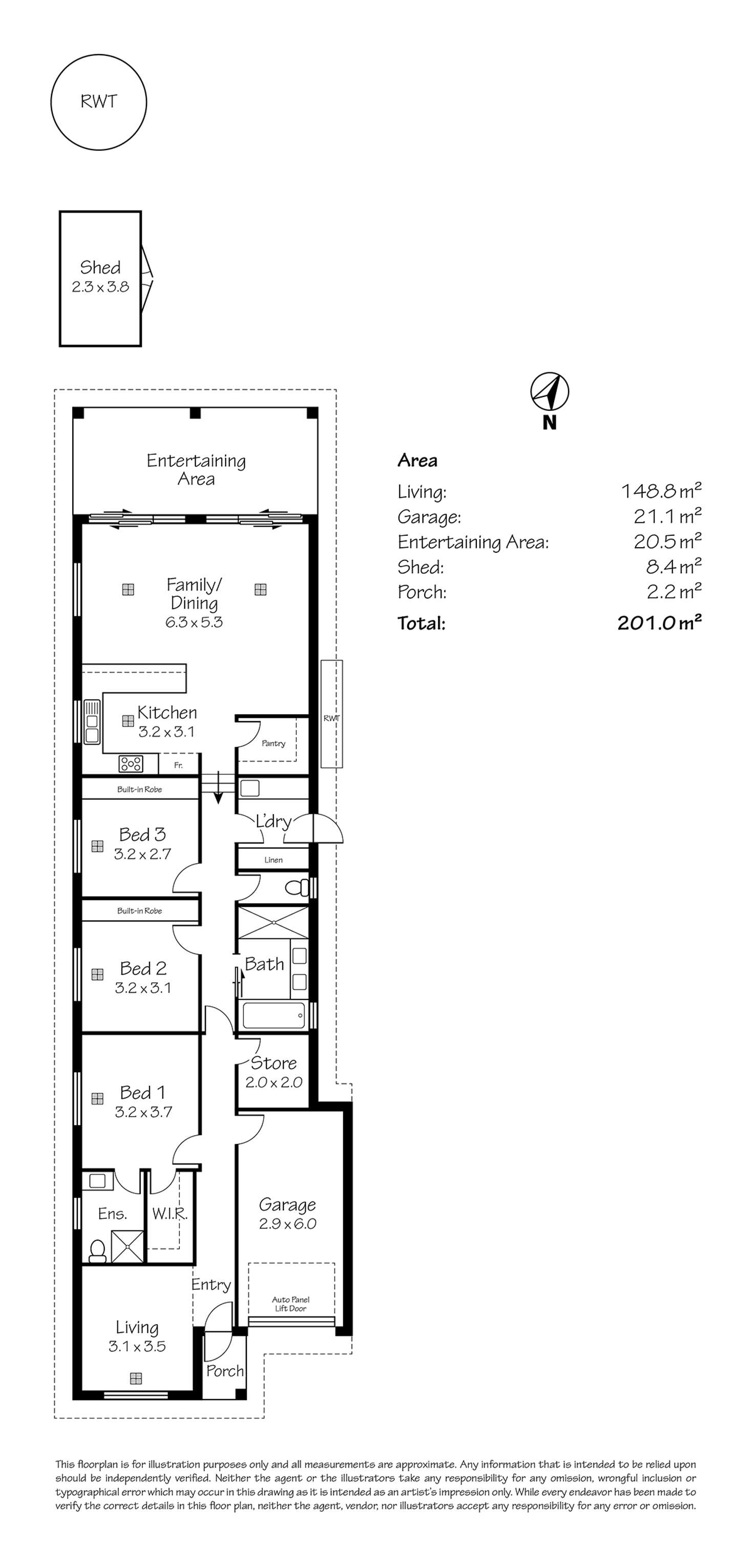 Floorplan of Homely house listing, 30A Hampden Road, Mount Barker SA 5251