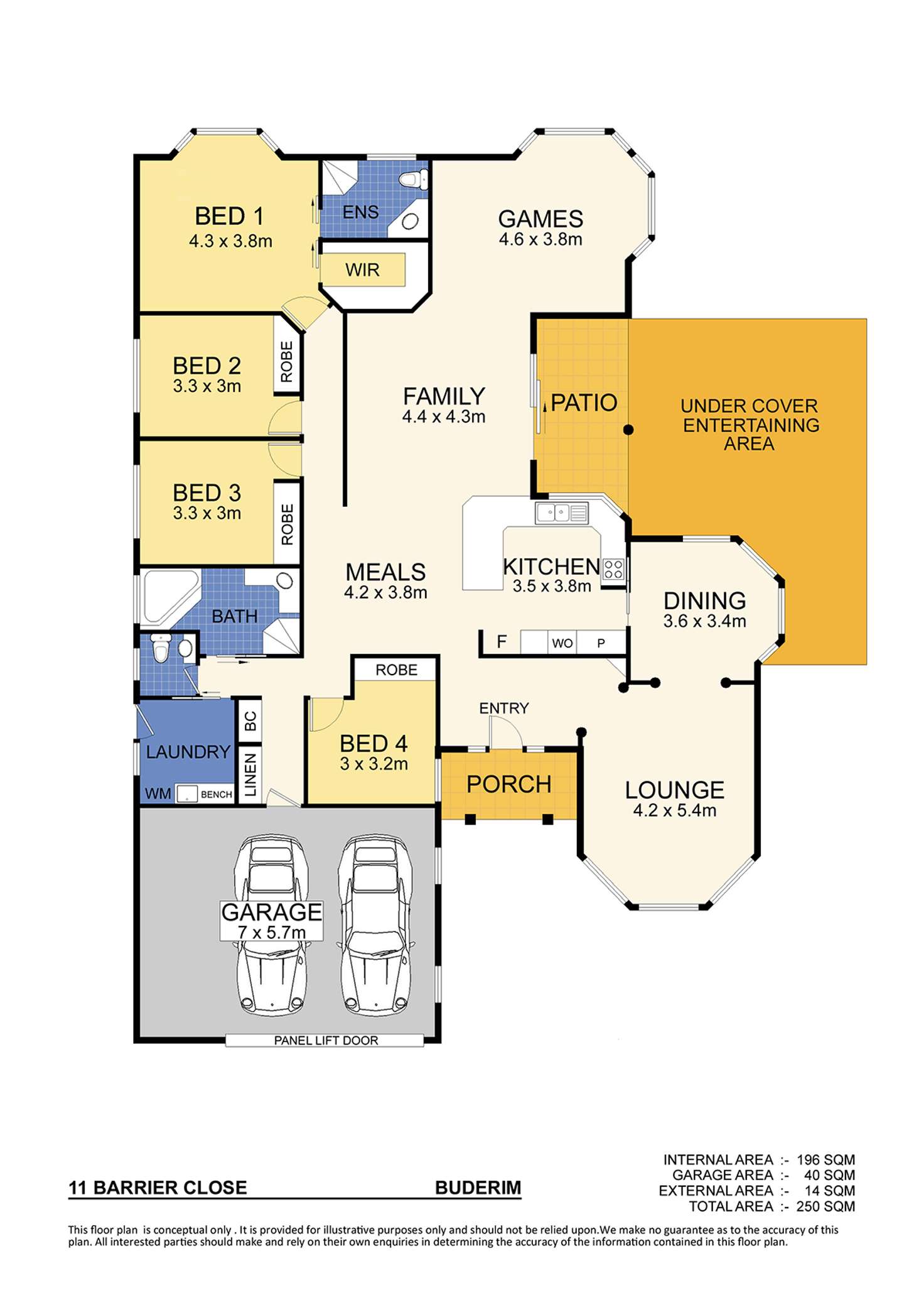 Floorplan of Homely house listing, 11 Barrier Close, Buderim QLD 4556