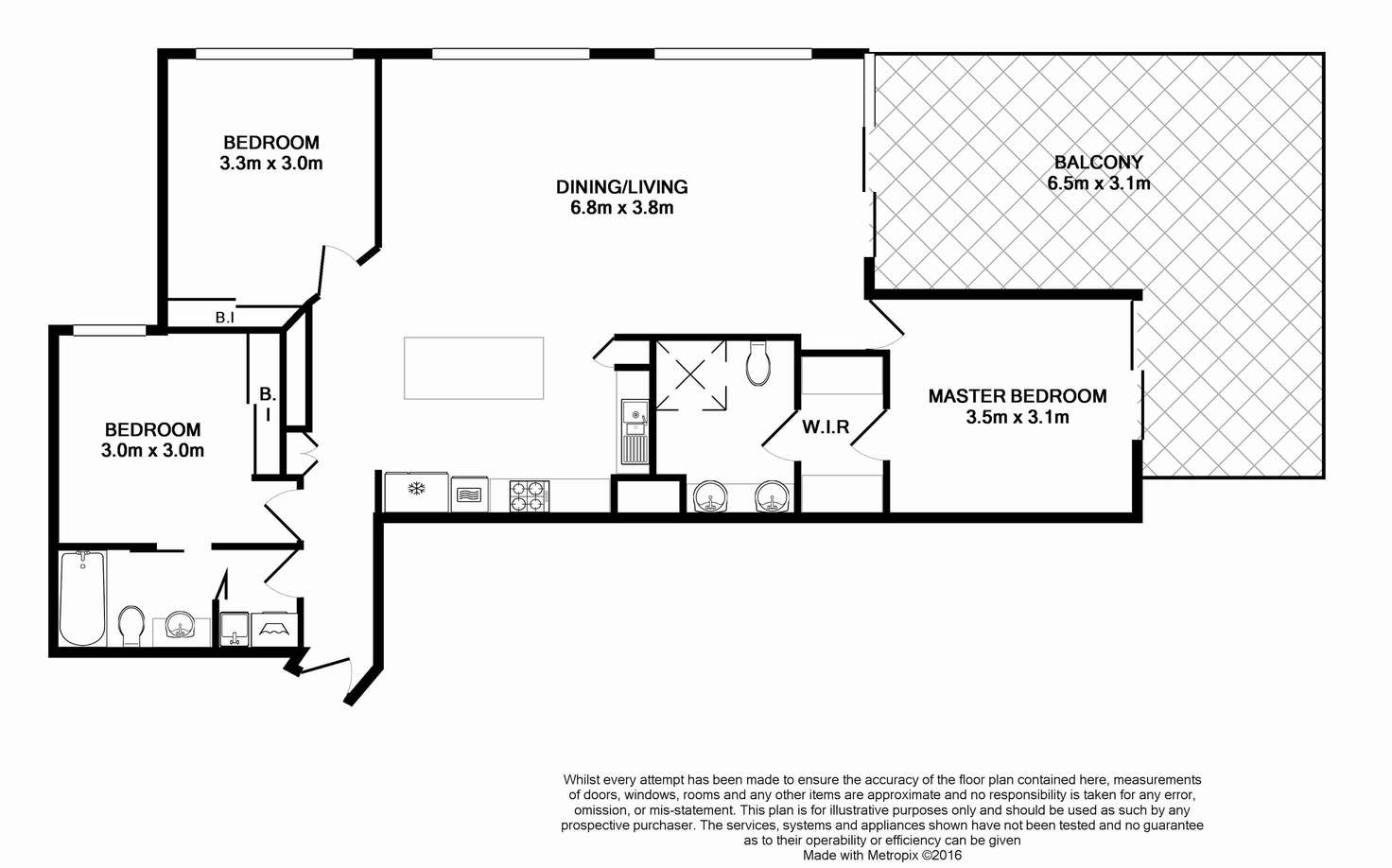 Floorplan of Homely apartment listing, 31/287 WICKHAM Terrace, Spring Hill QLD 4000