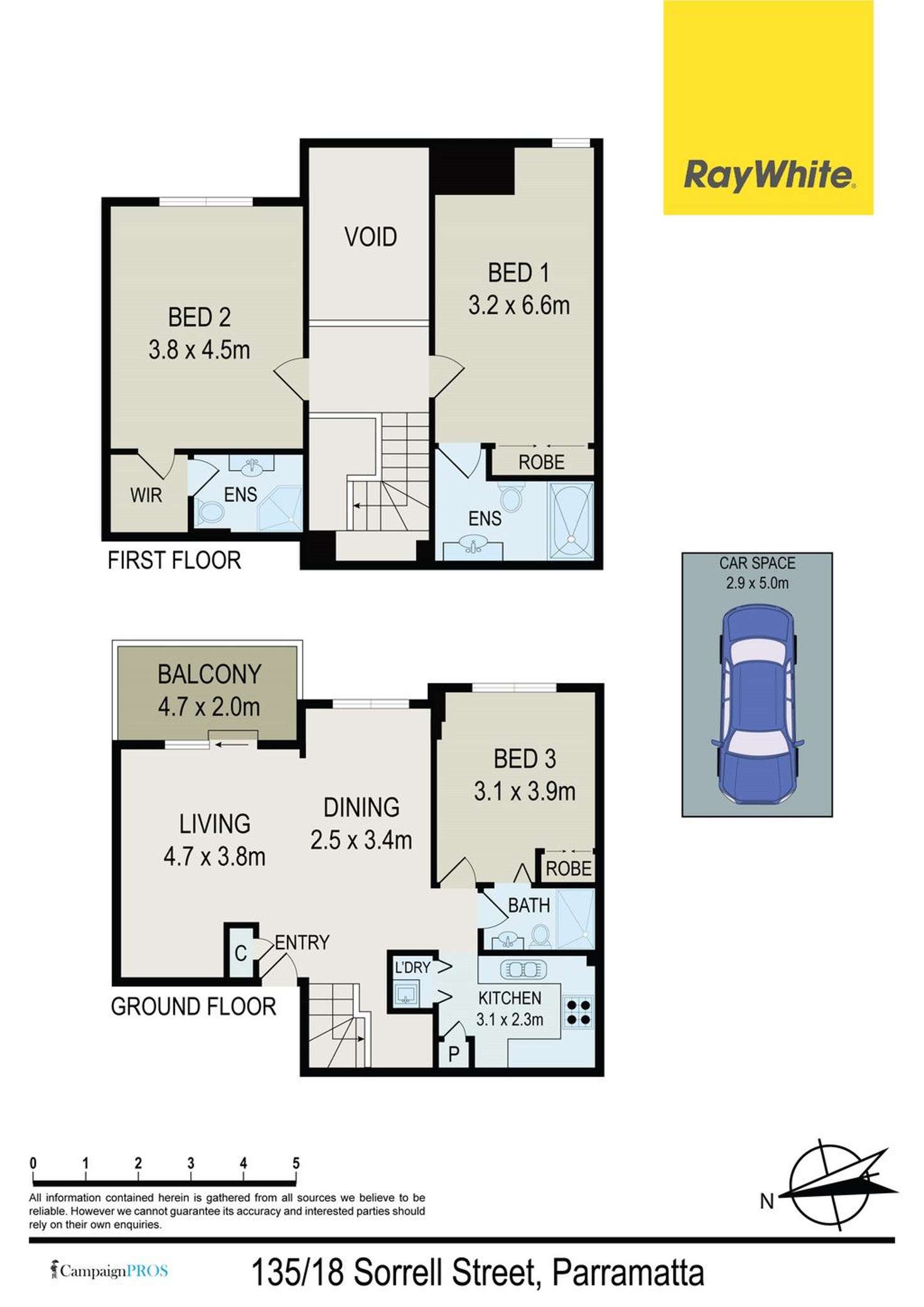 Floorplan of Homely apartment listing, 135/18 Sorrell Street, Parramatta NSW 2150