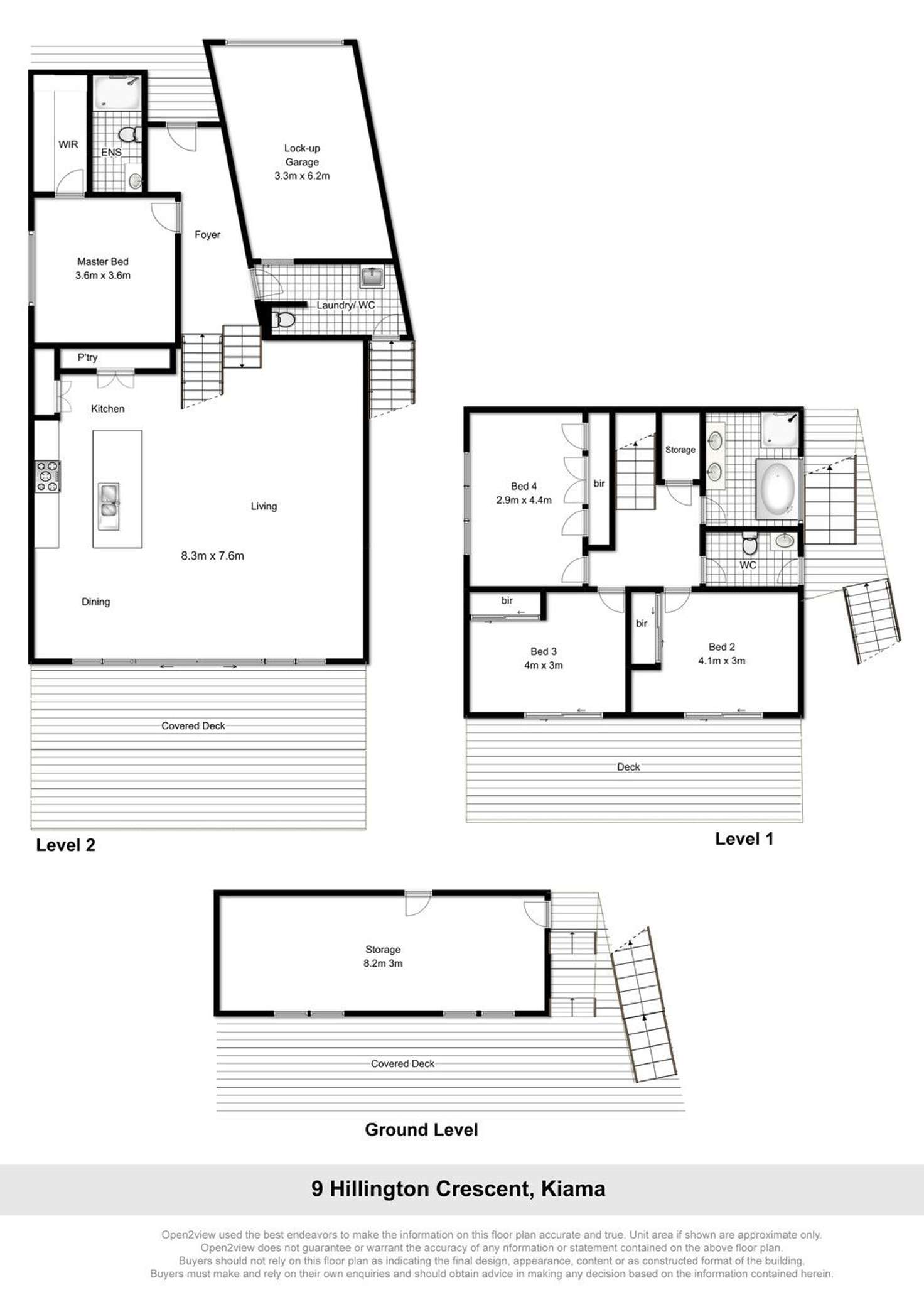 Floorplan of Homely house listing, 9 Hillingdon Crescent, Kiama NSW 2533
